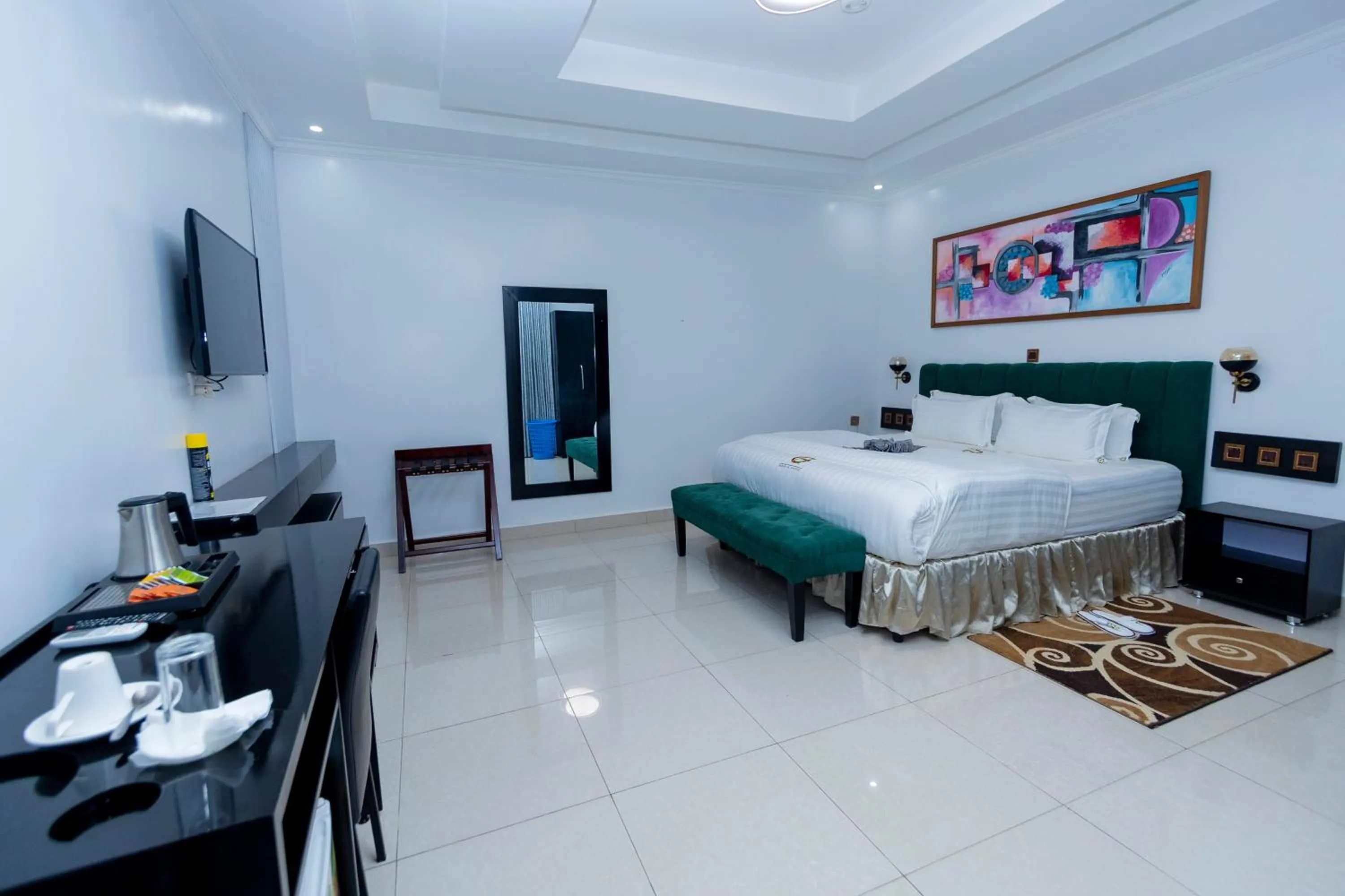 Bed in Grazia Apartment Hotel