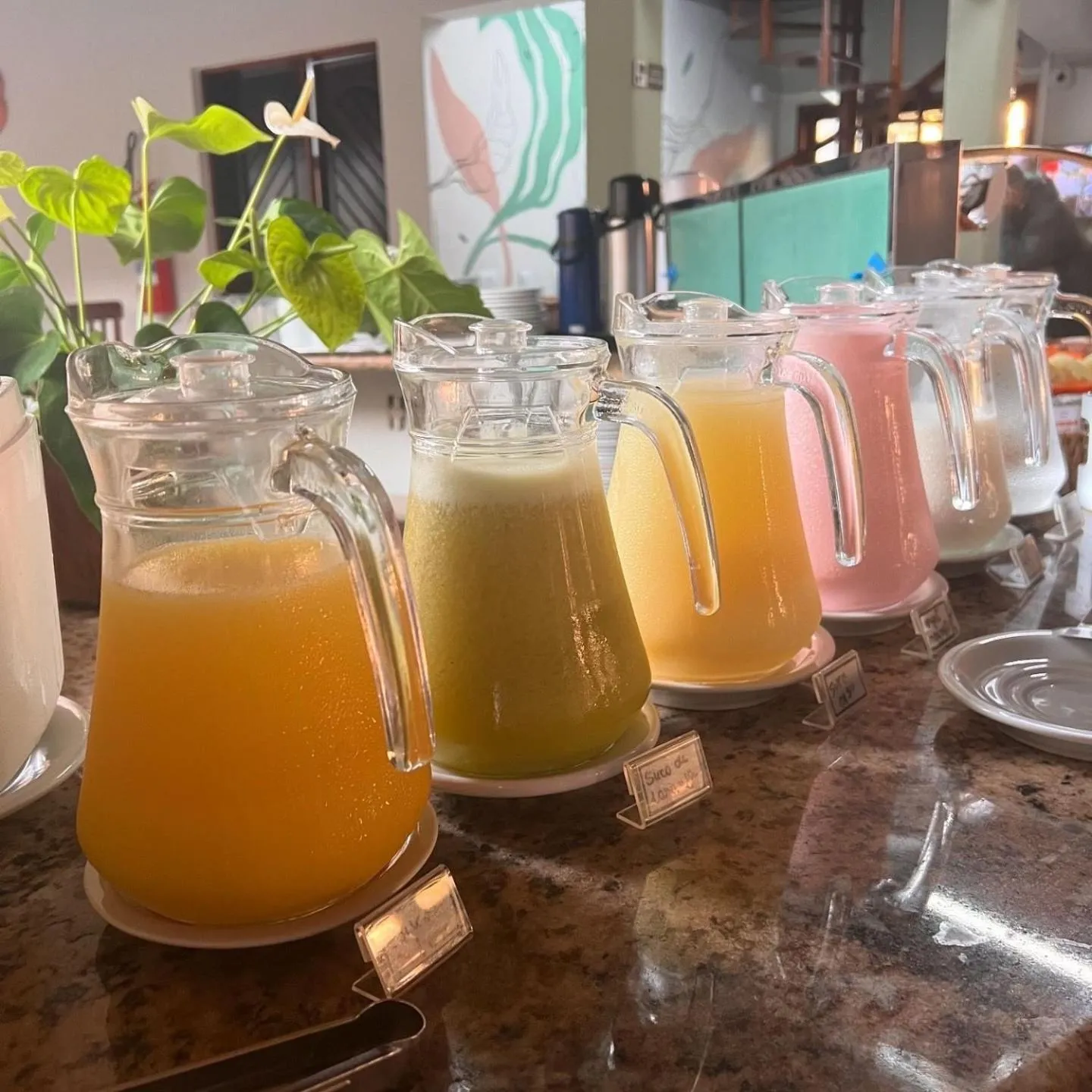 Buffet breakfast in Pousada Morada da Praia