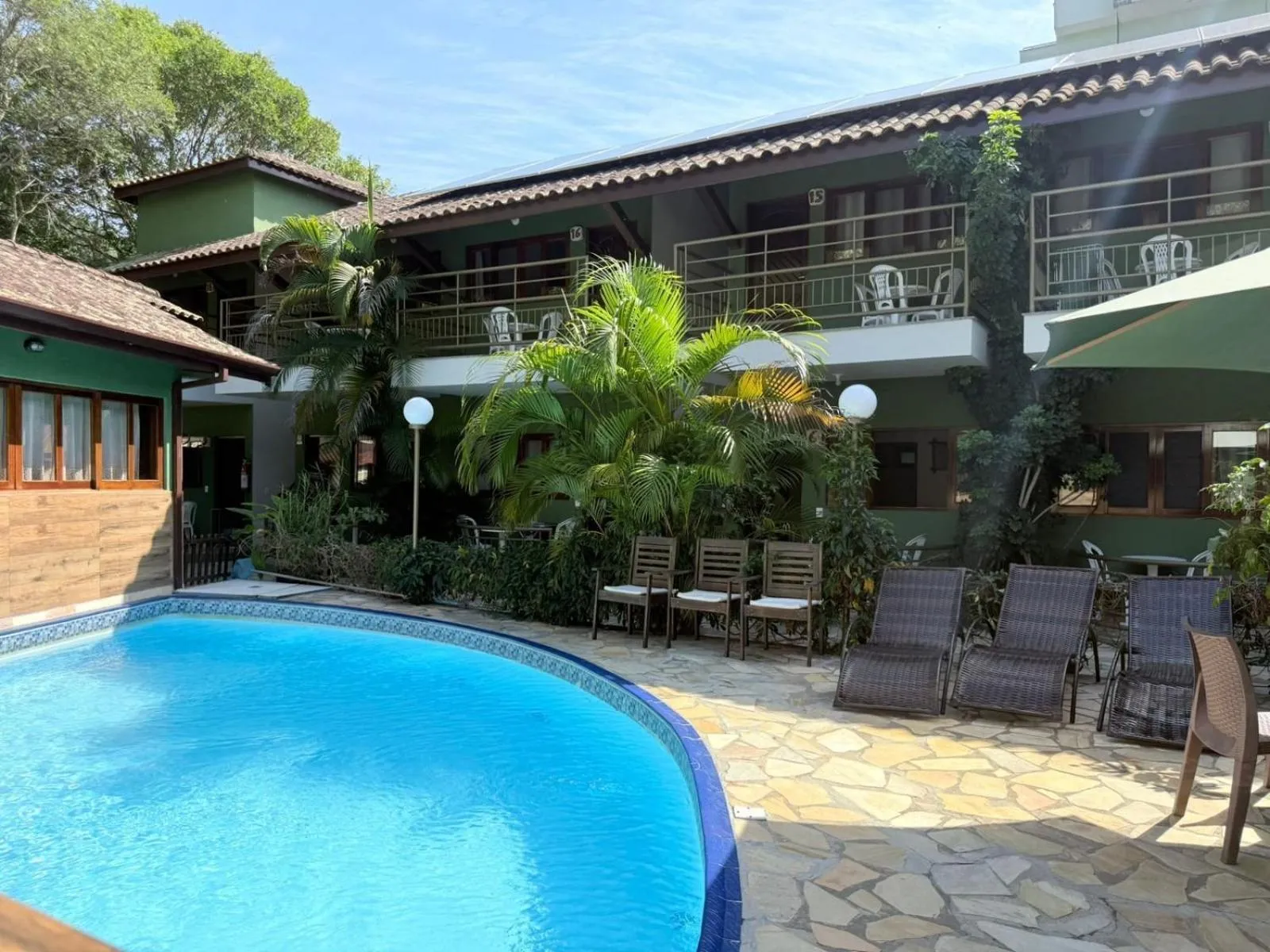 Swimming pool in Pousada Morada da Praia