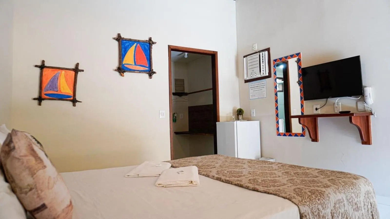 Bedroom, Bed in Pousada Morada da Praia