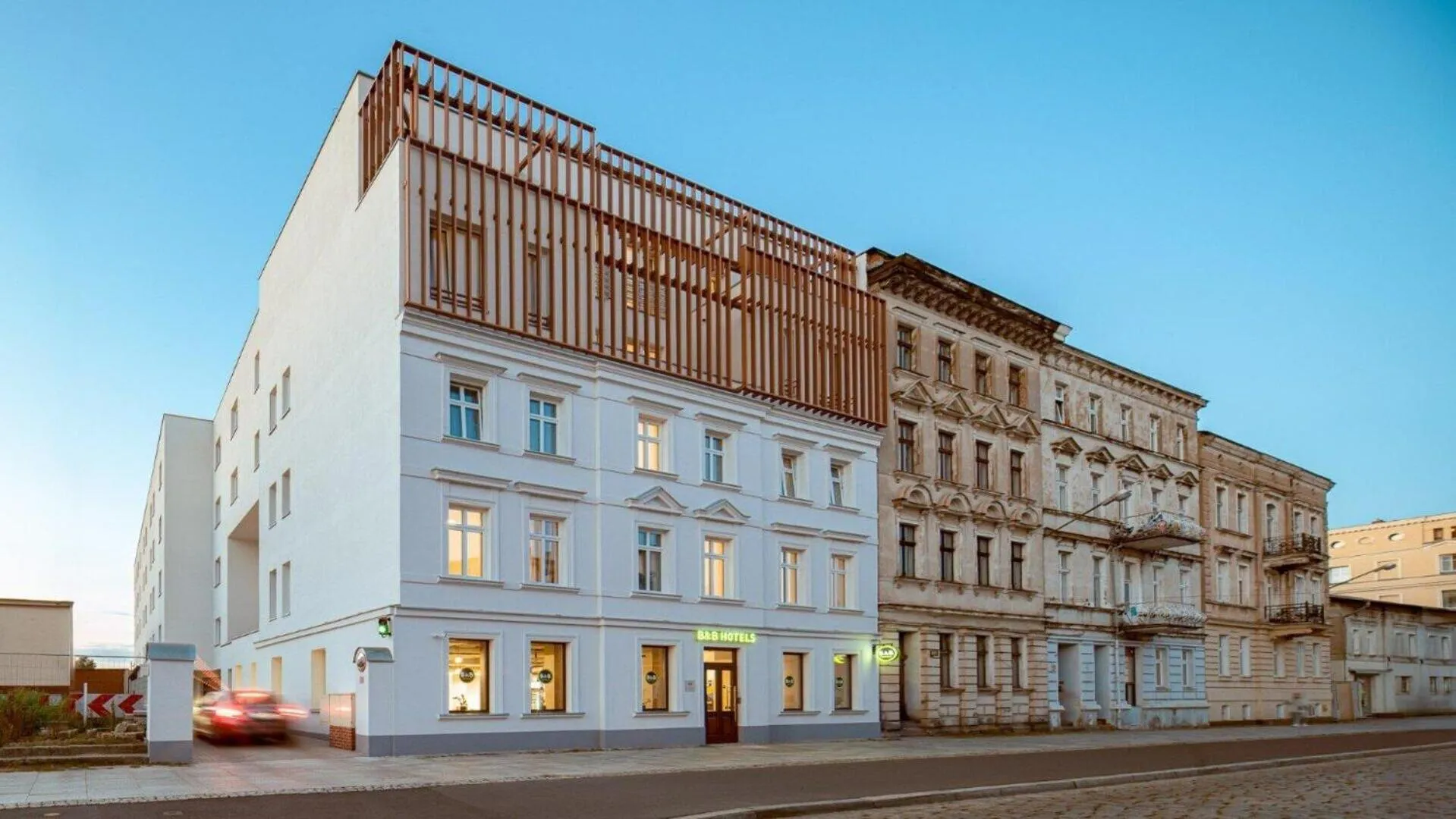 Property building in B&B HOTEL Leszno