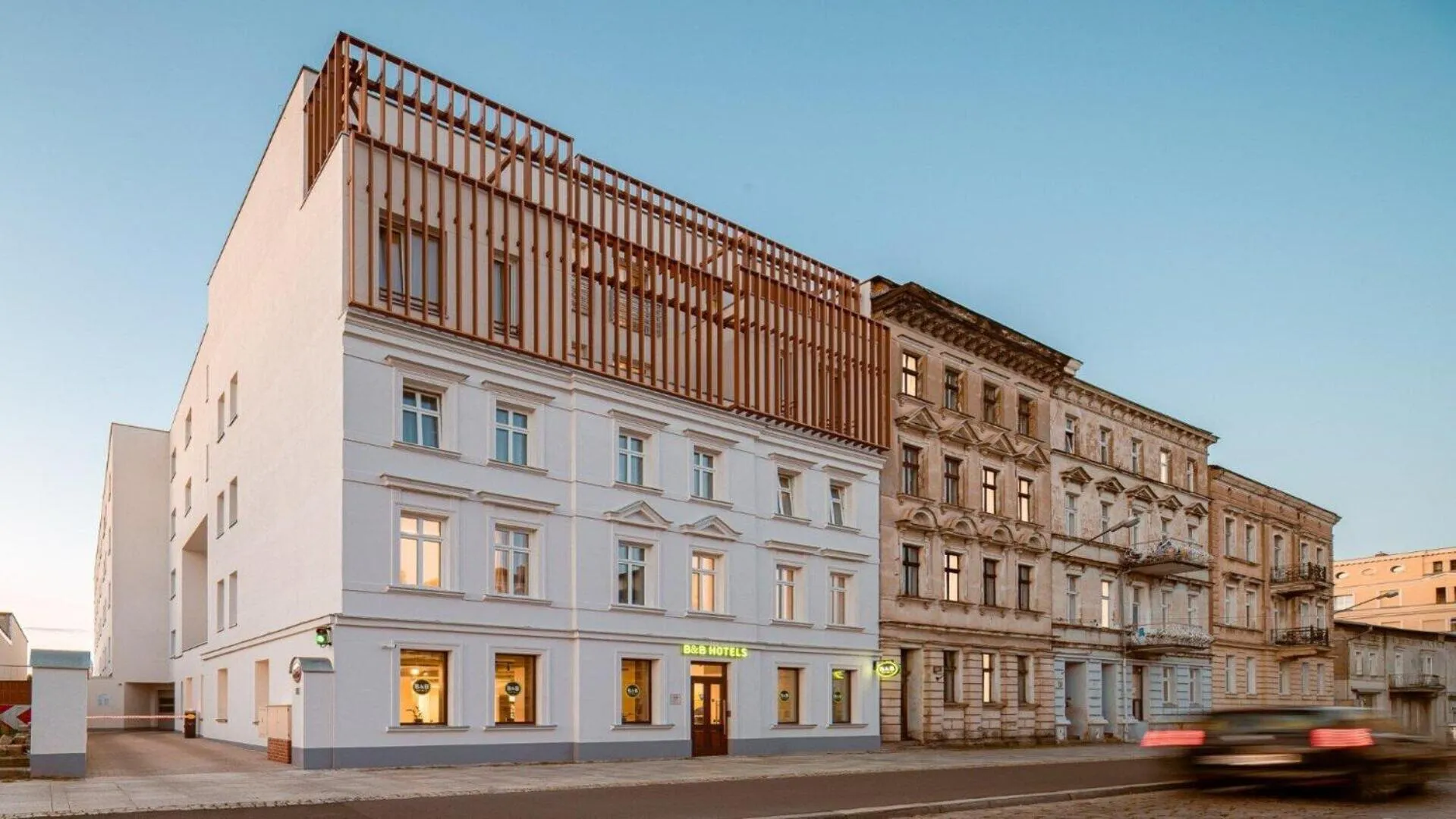 Property building in B&B HOTEL Leszno