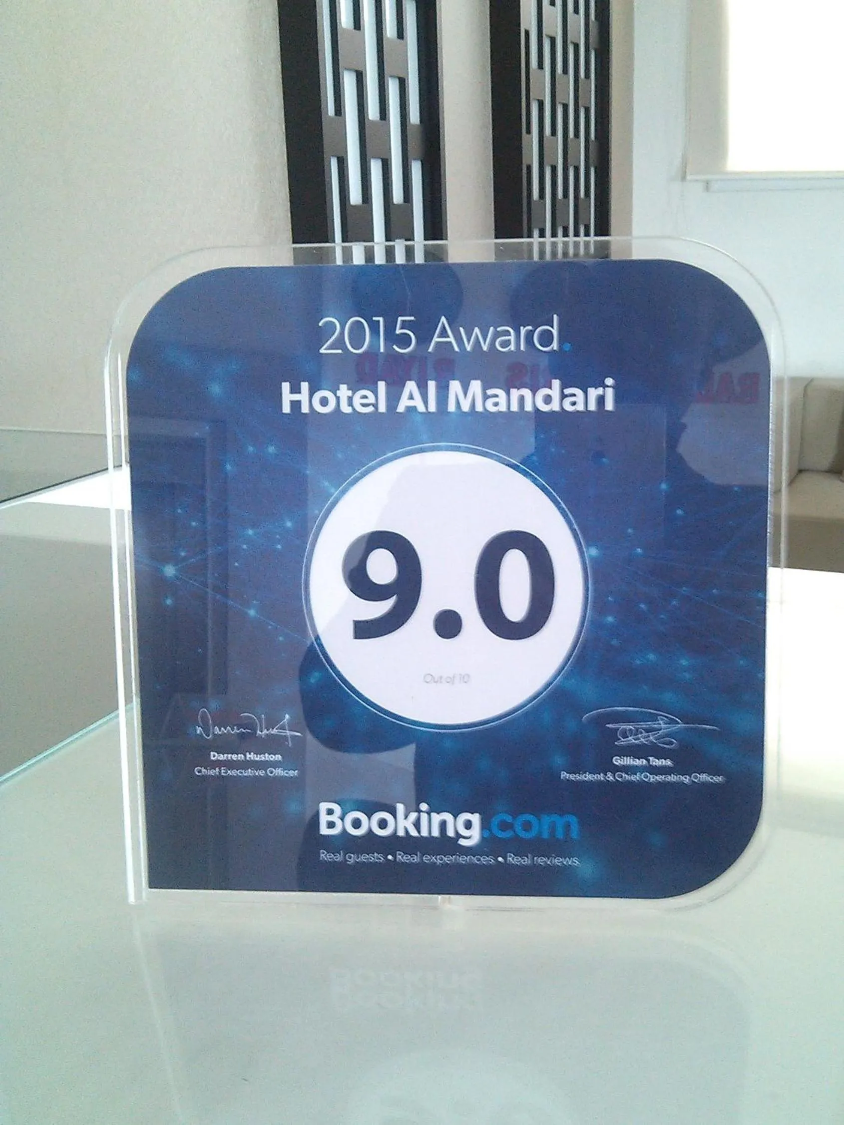 Certificate/Award in Al Mandari Hôtel Tétouan