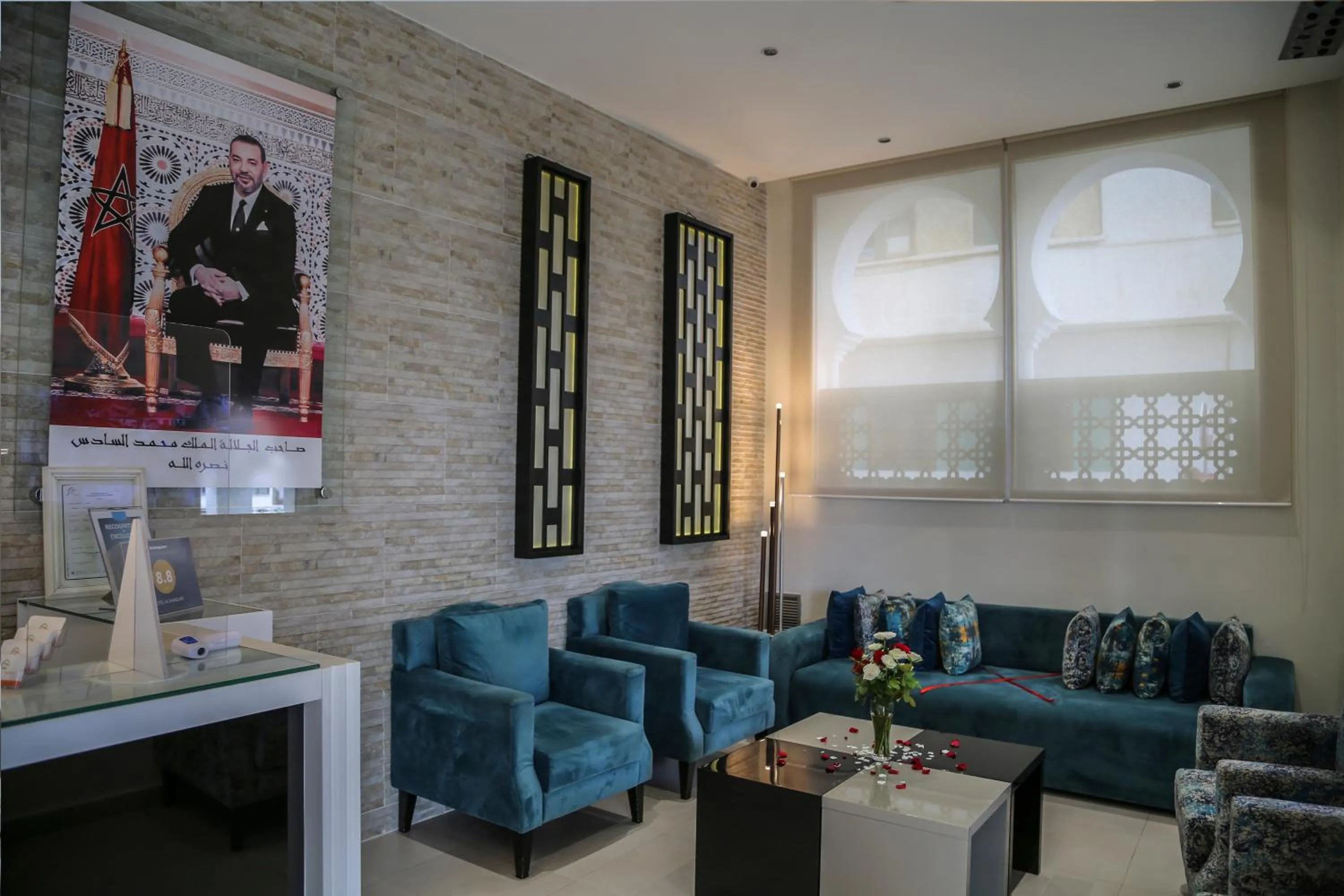 Living room in Al Mandari Hôtel Tétouan