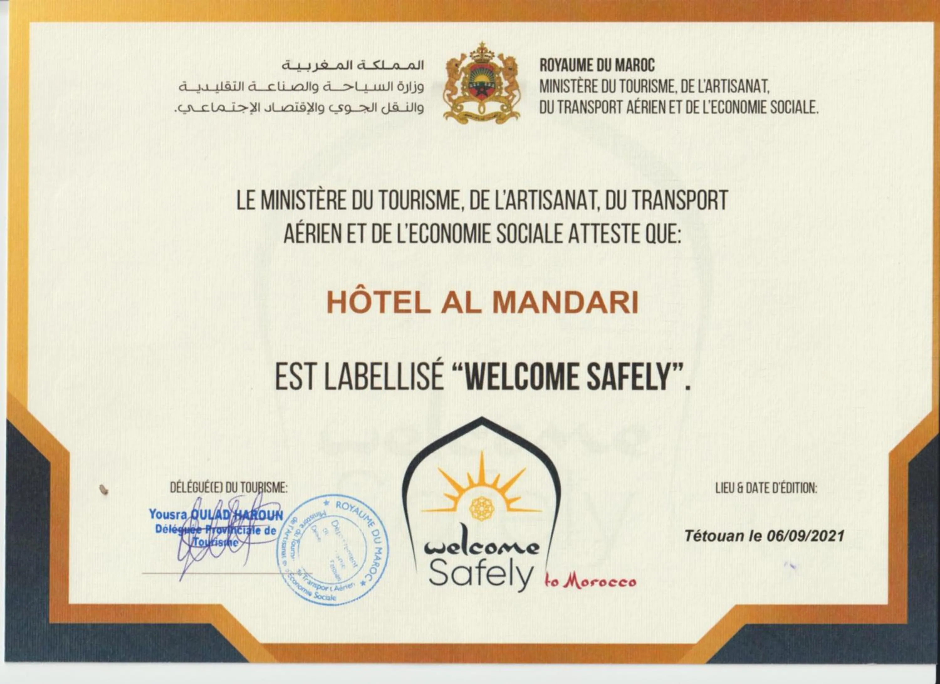 Property building in Al Mandari Hôtel Tétouan