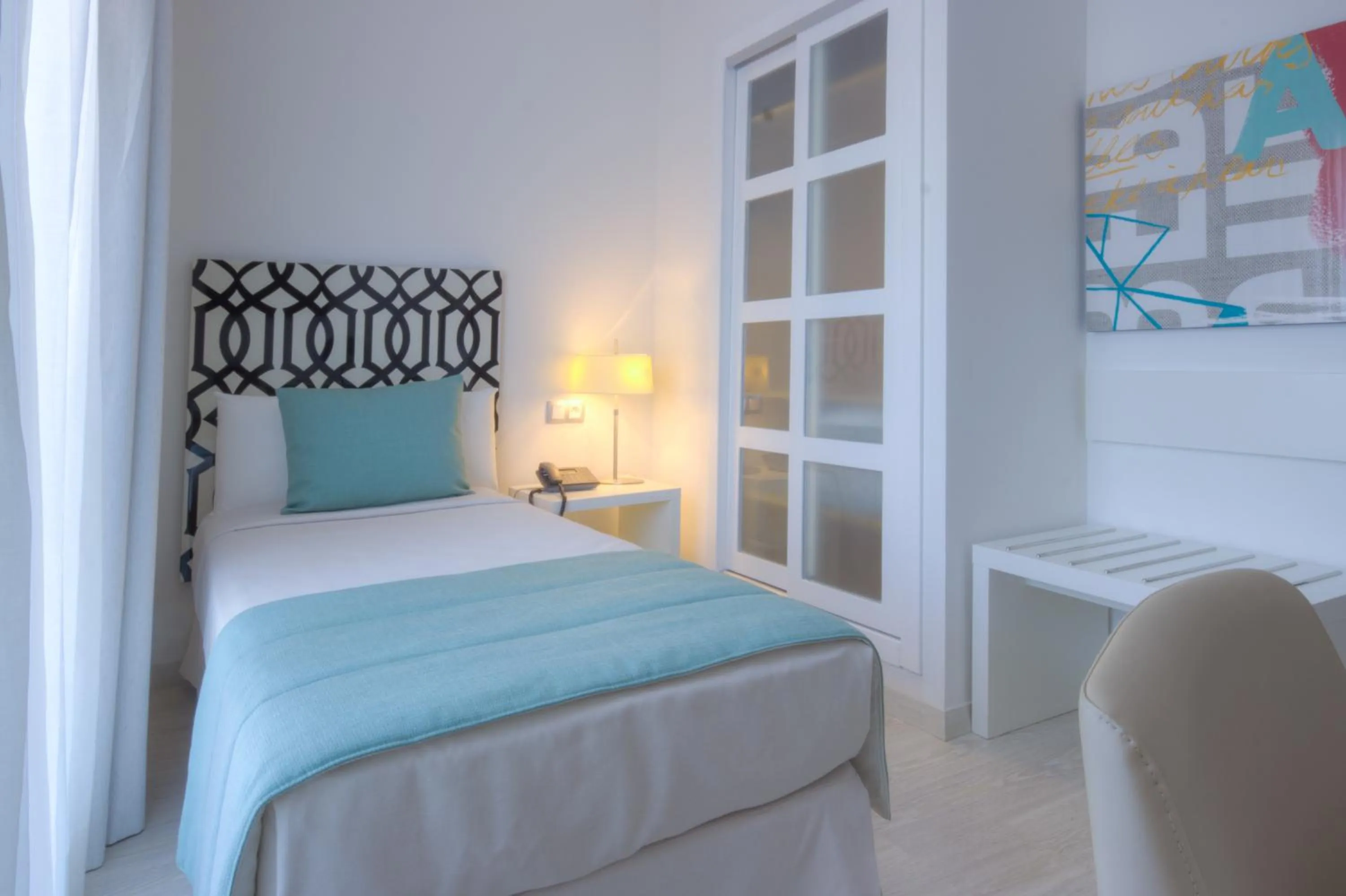 Bed in Al Mandari Hôtel Tétouan