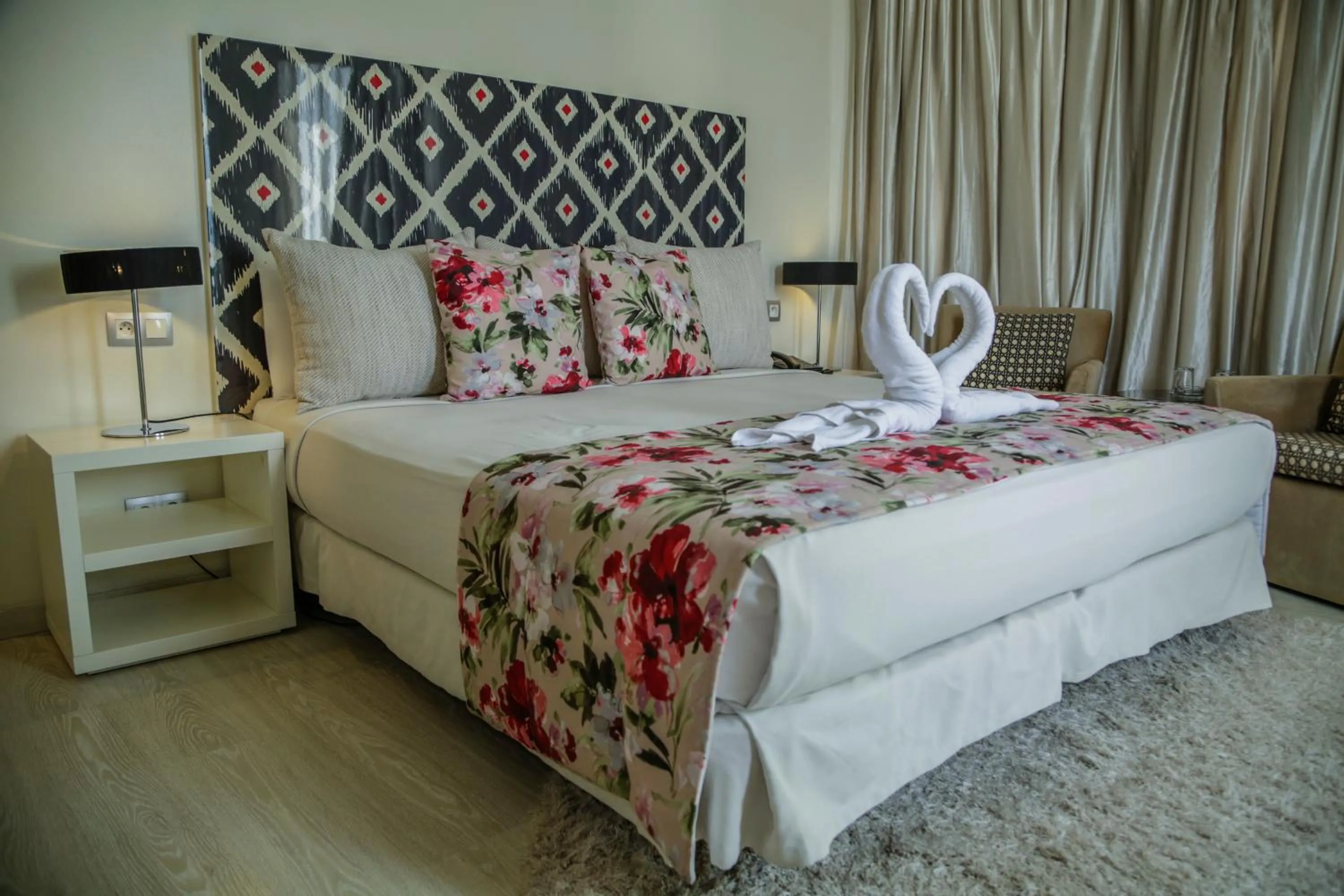 Bed in Al Mandari Hôtel Tétouan