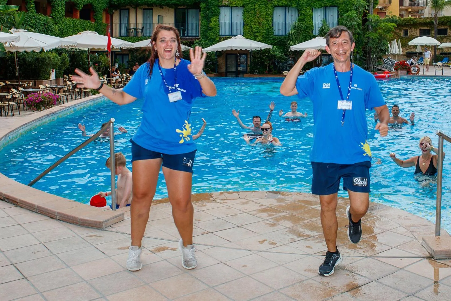 Swimming pool in Hotel Caesar Palace