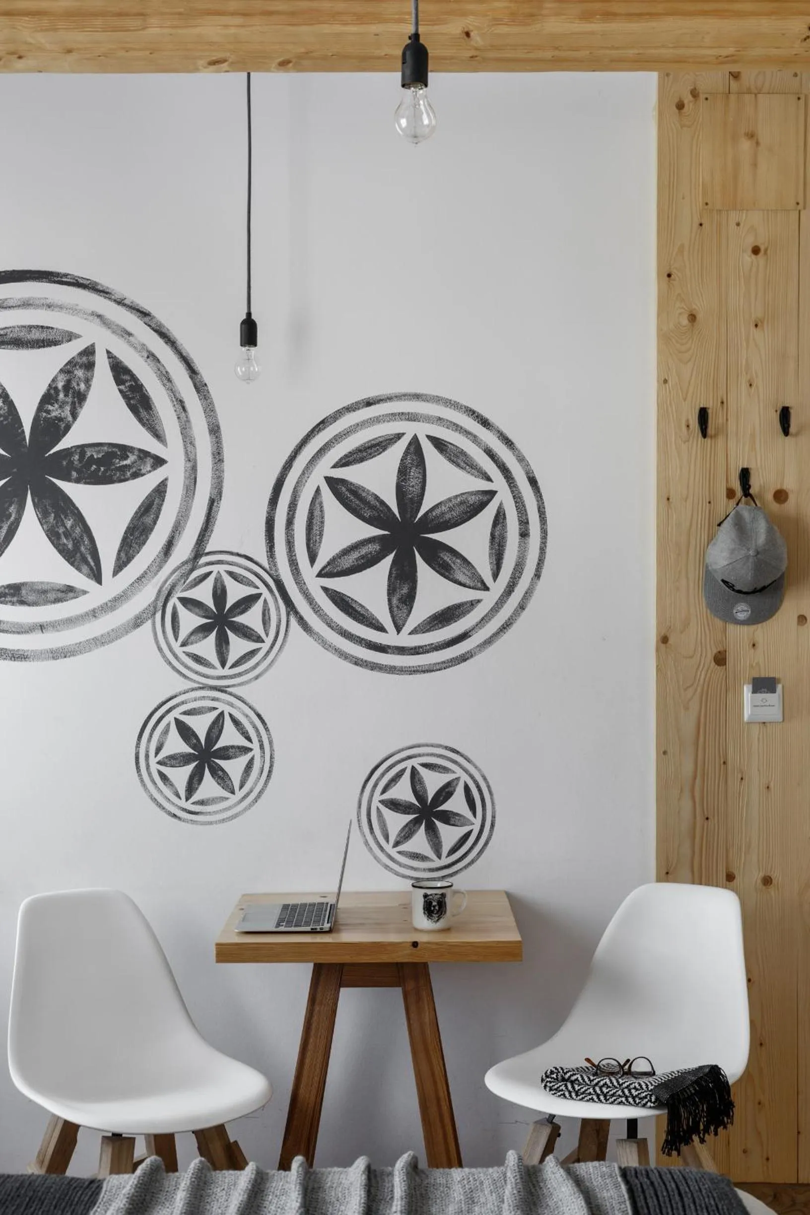 Decorative detail in Villa 11 Folk & Design