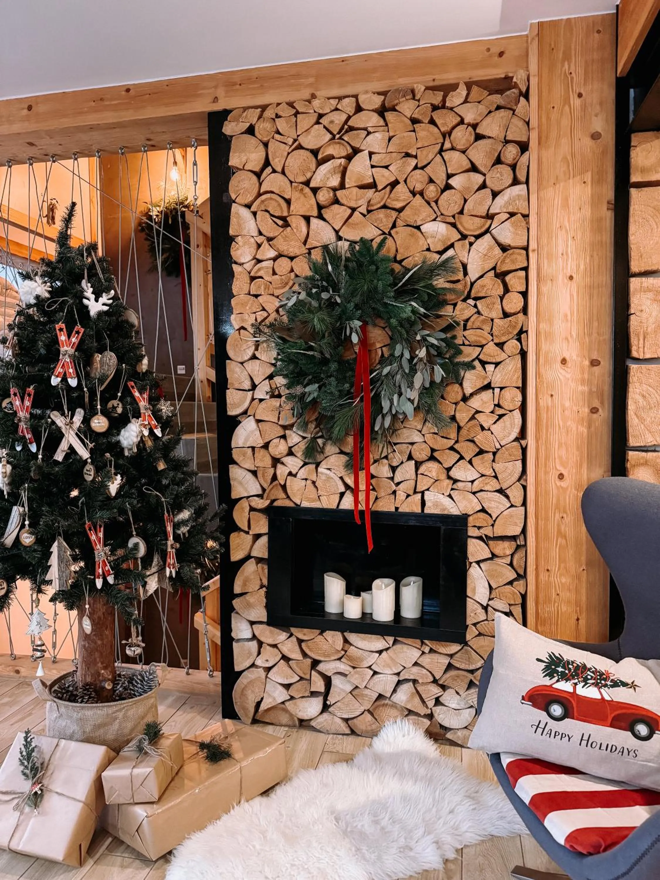 Seating area in Villa 11 Folk & Design