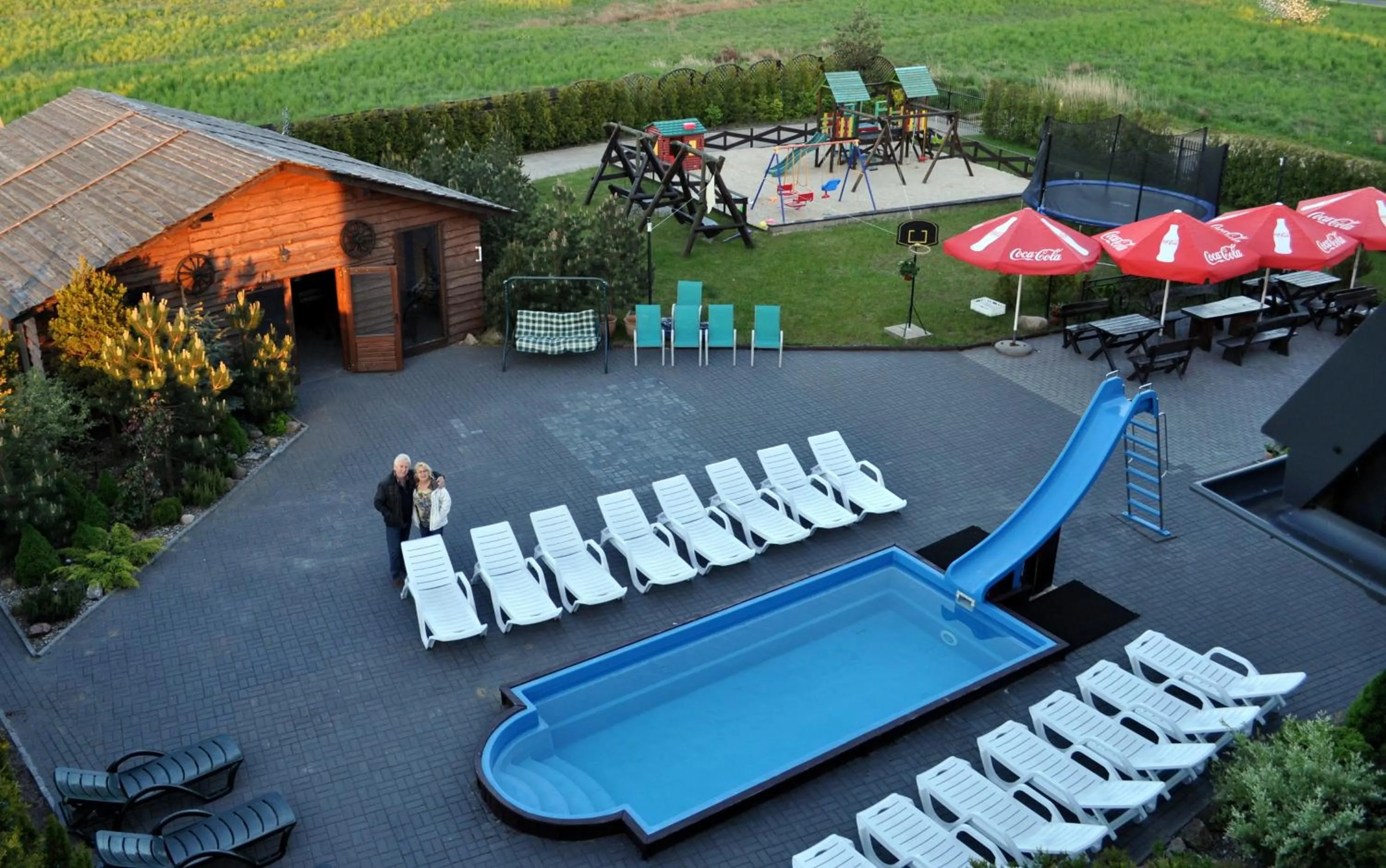 Pool view in Villa Dolce Vita