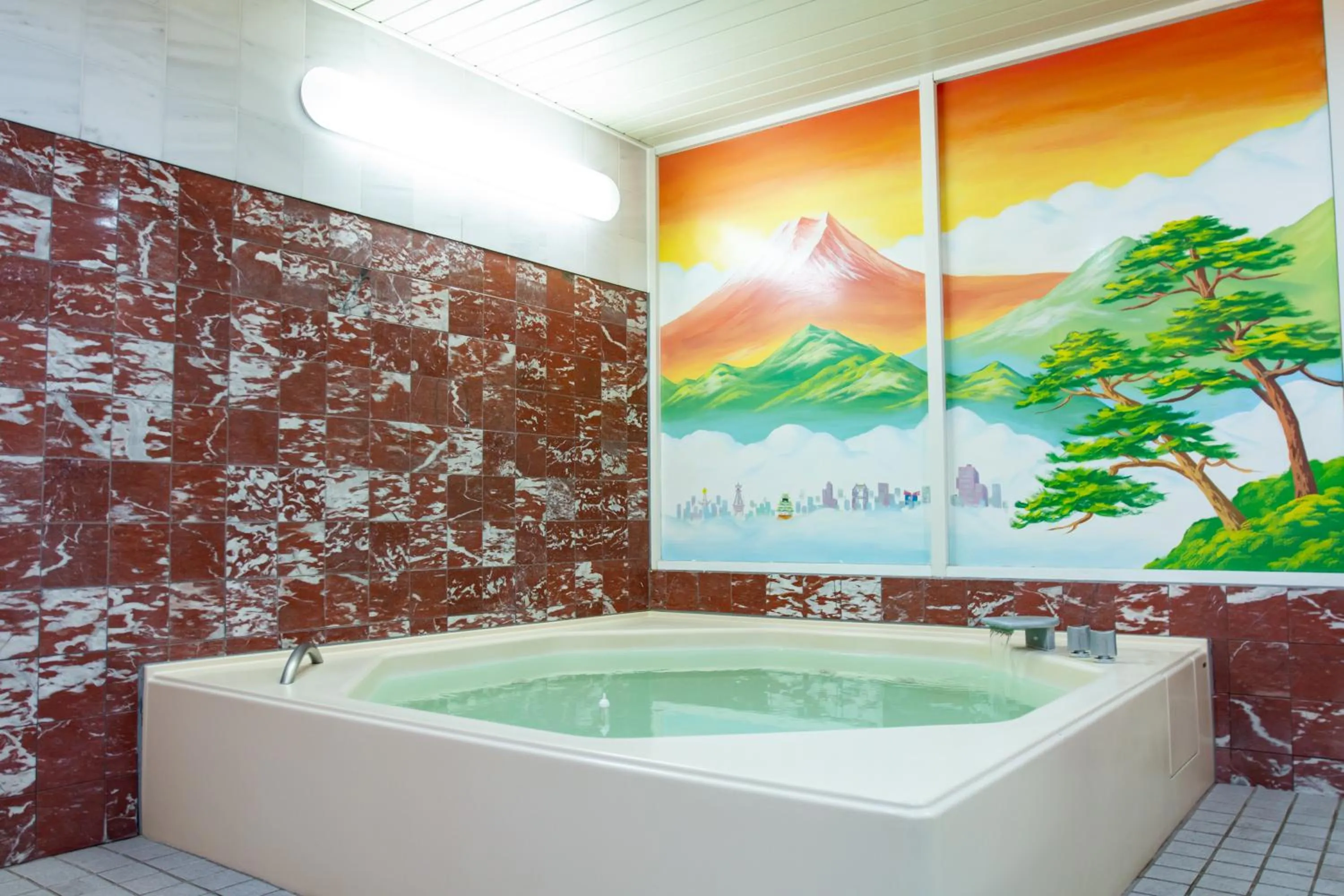 Public Bath in Capsule Hotel Asahi Plaza Shinsaibashi - Men's Only