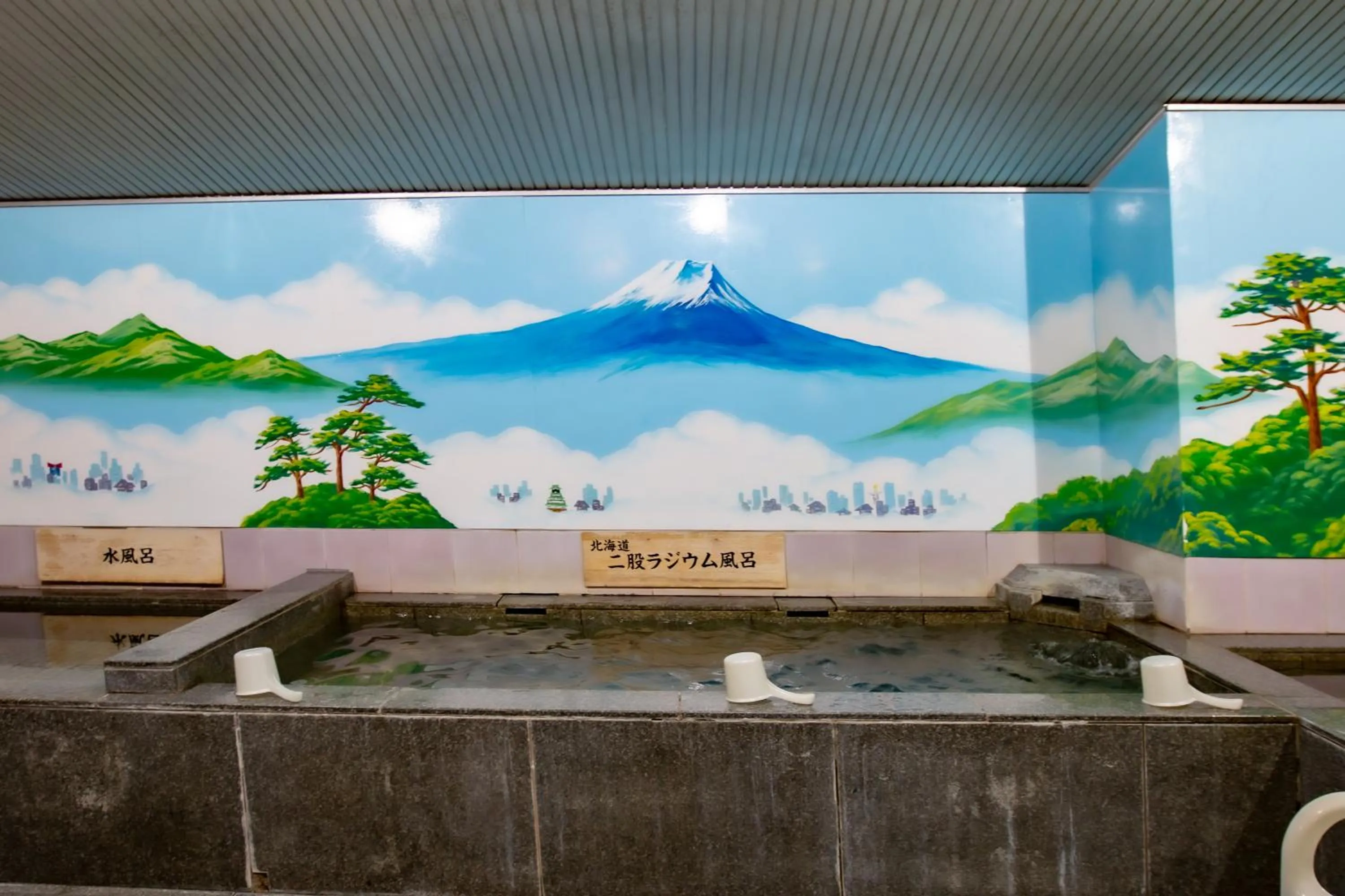 Public Bath in Capsule Hotel Asahi Plaza Shinsaibashi - Men's Only