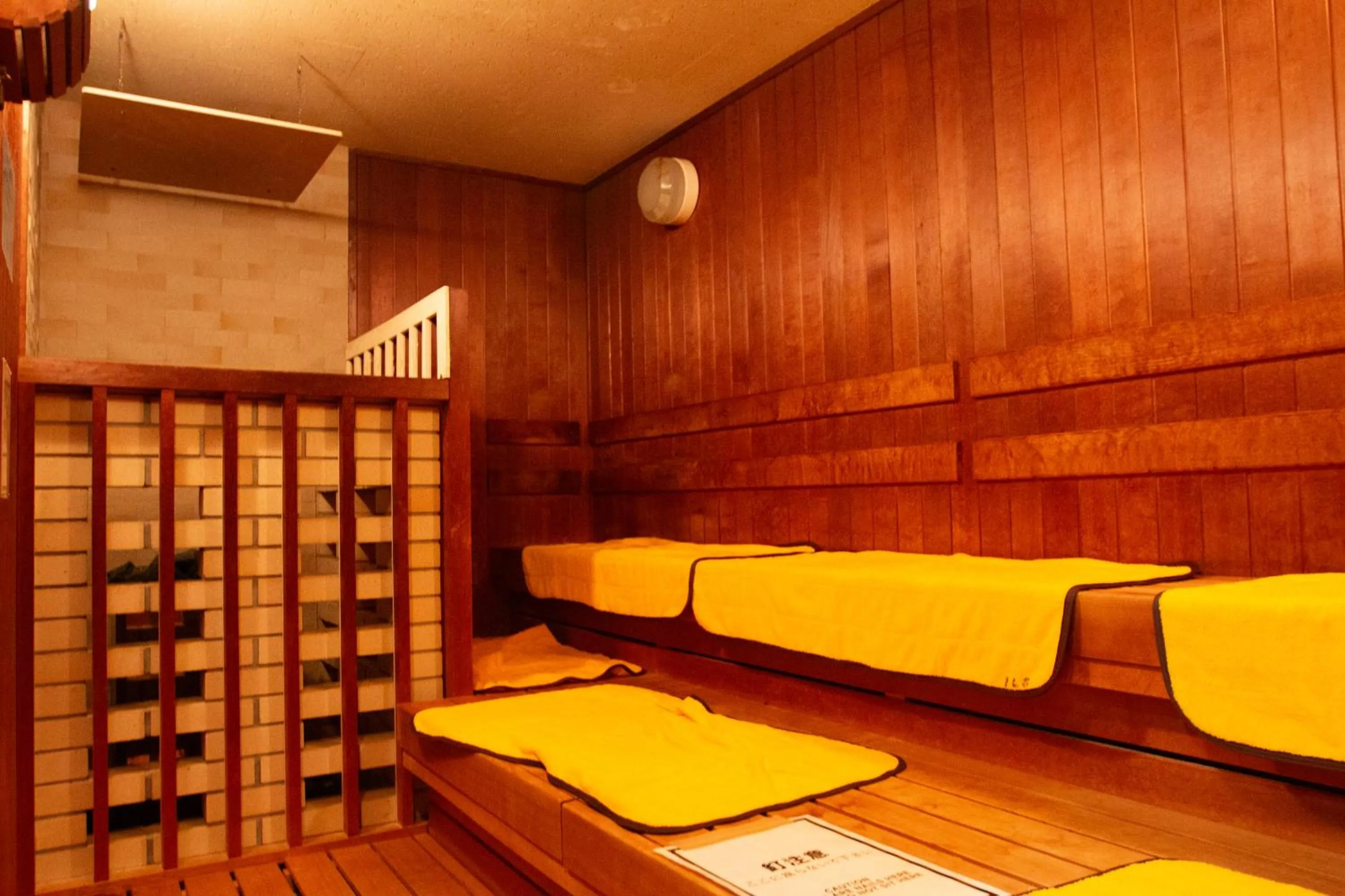 Sauna in Capsule Hotel Asahi Plaza Shinsaibashi - Men's Only