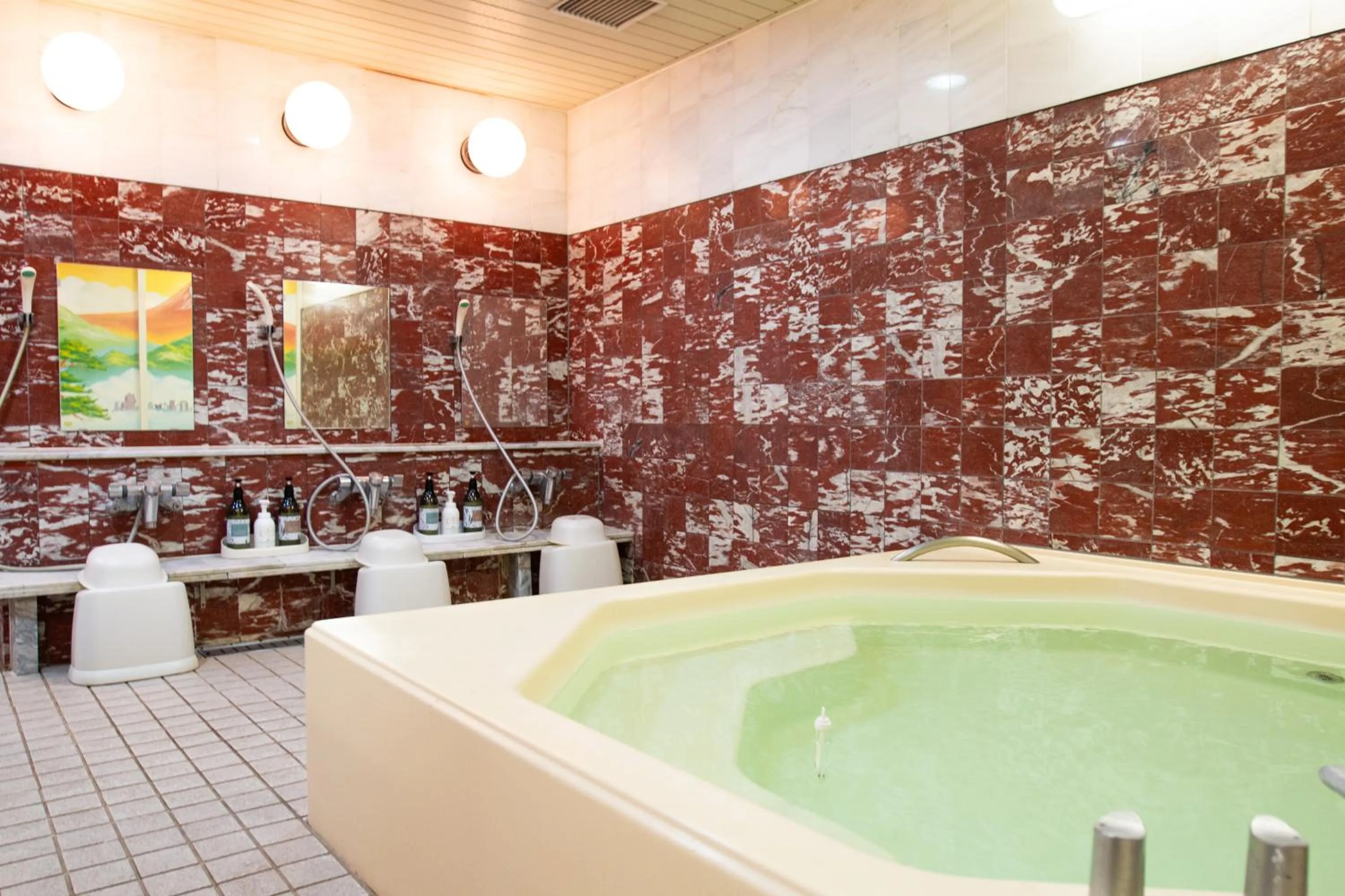 Public Bath in Capsule Hotel Asahi Plaza Shinsaibashi - Men's Only