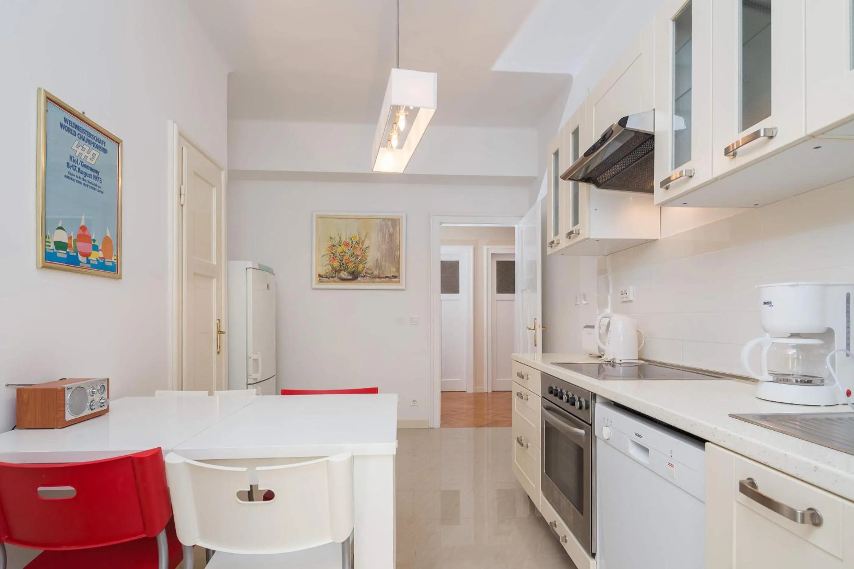 Kitchen or kitchenette in Klarina Apartments