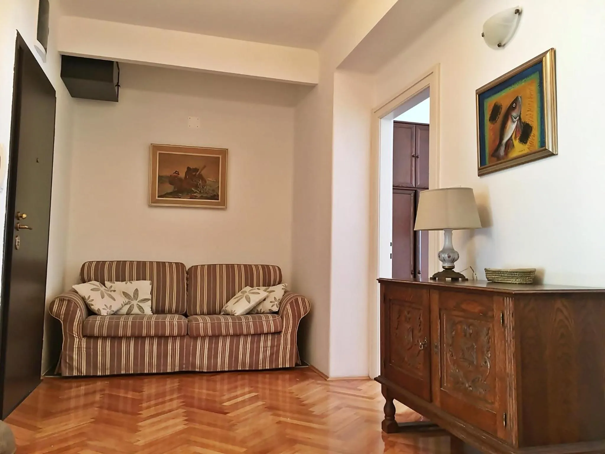 Seating area in Klarina Apartments