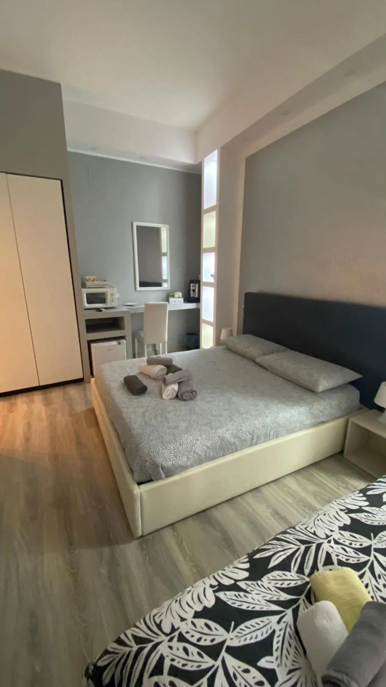 View (from property/room), Bed in Petros rooms&apartments