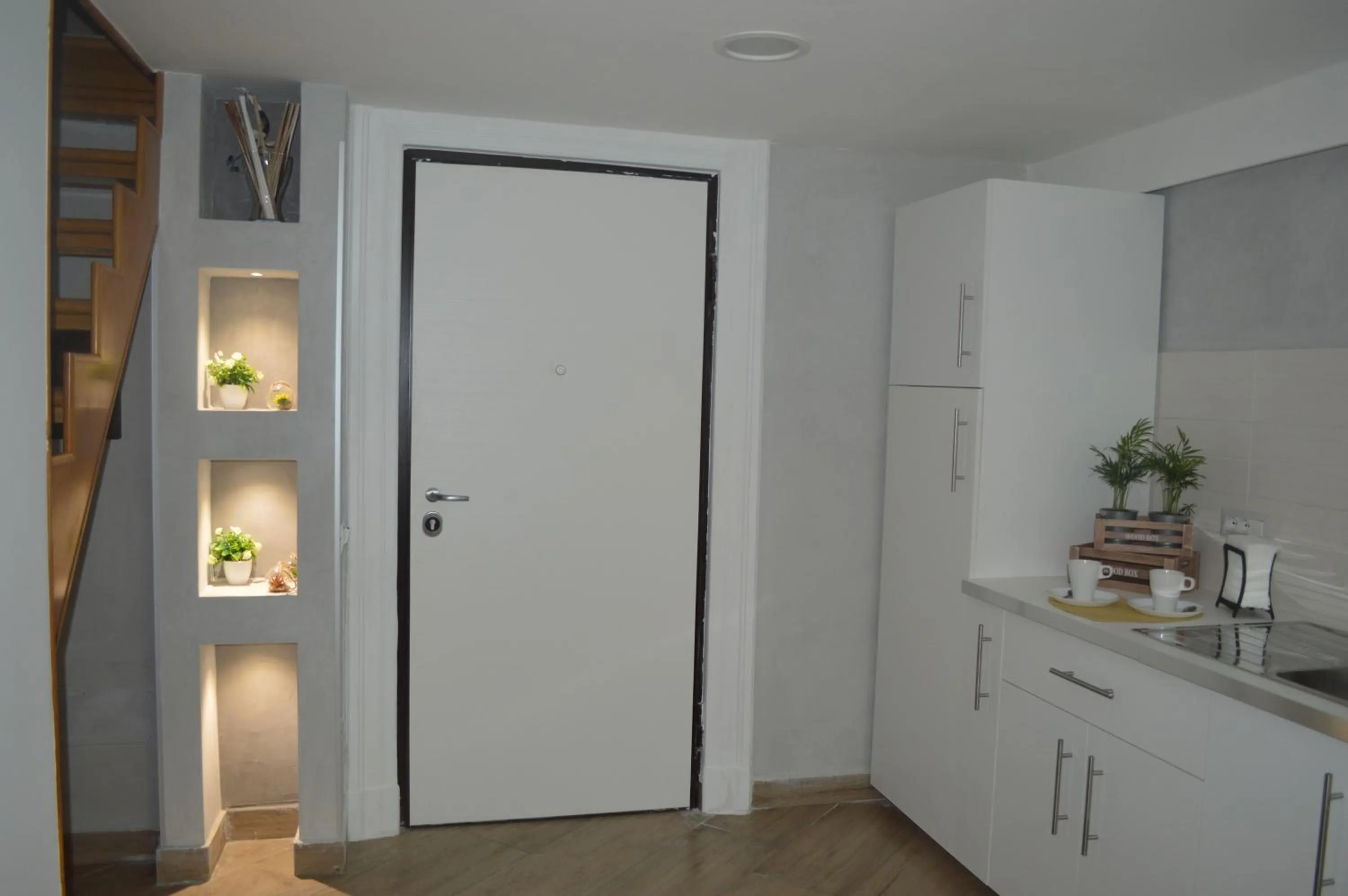 Kitchen or kitchenette in Petros rooms&apartments