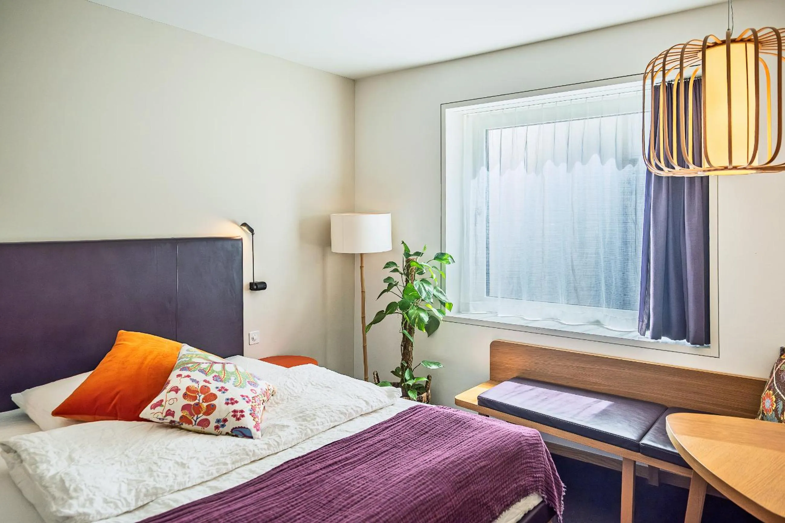 Bedroom, Bed in Nomad Design & Lifestyle Hotel