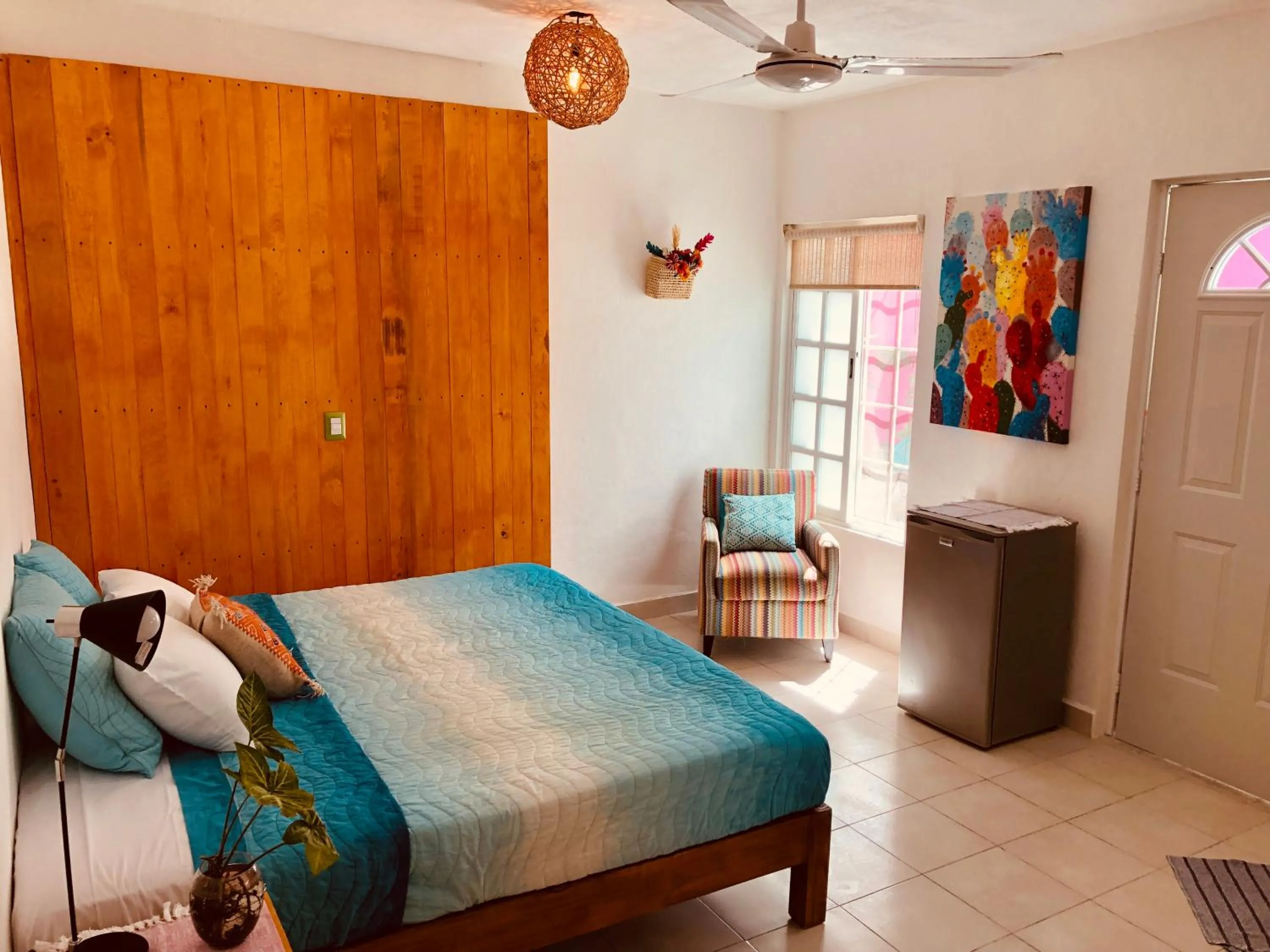 Photo of the whole room, Bed in Casa Alberto Cozumel