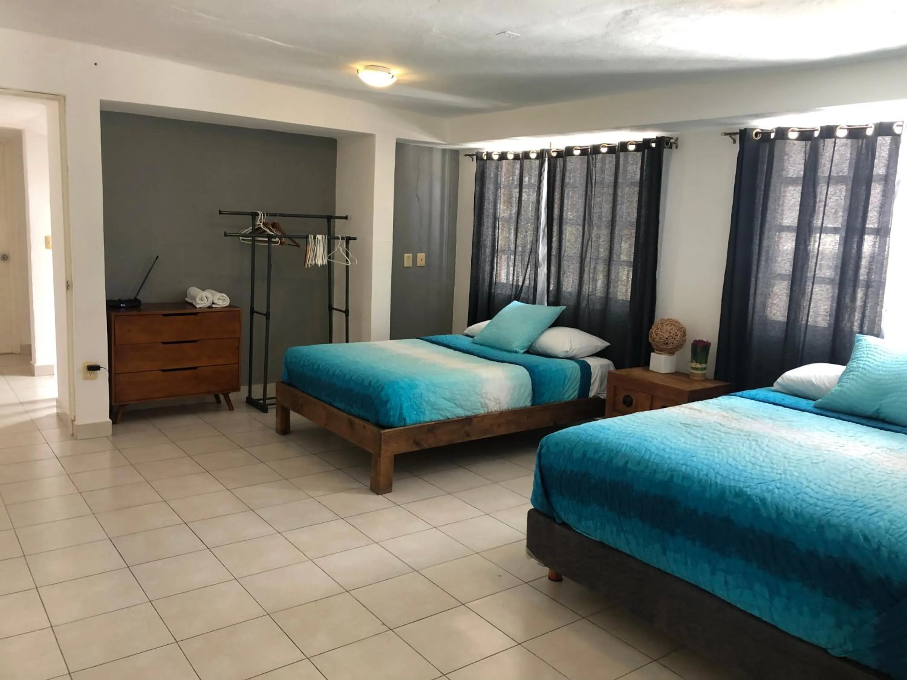 Bed in Casa Alberto Cozumel