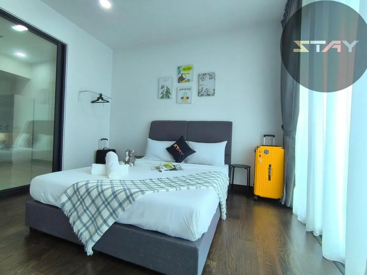 Bed in Almas Couple Urban Retreat Puteri Harbour BySTAY