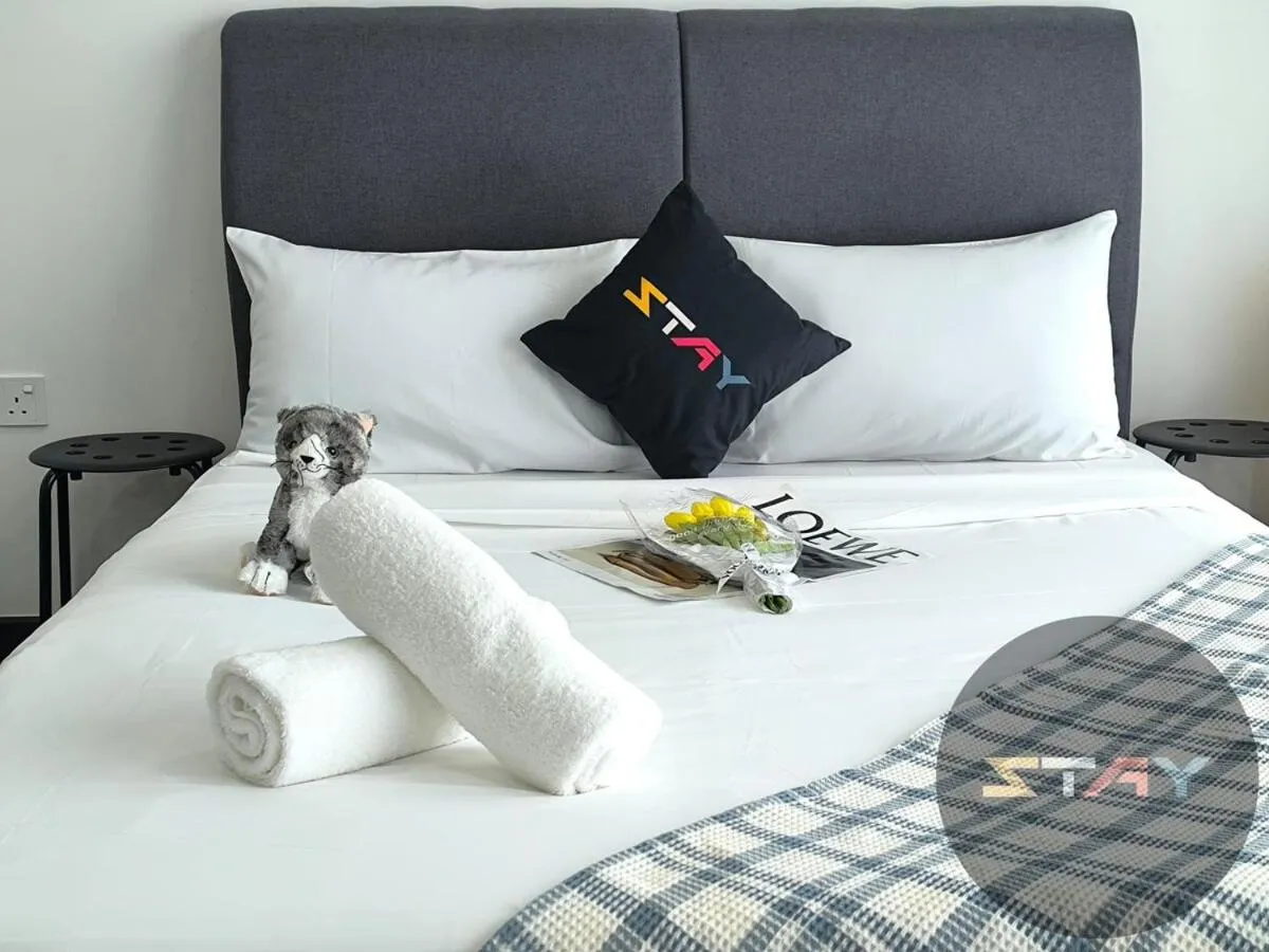 Bed in Almas Couple Urban Retreat Puteri Harbour BySTAY