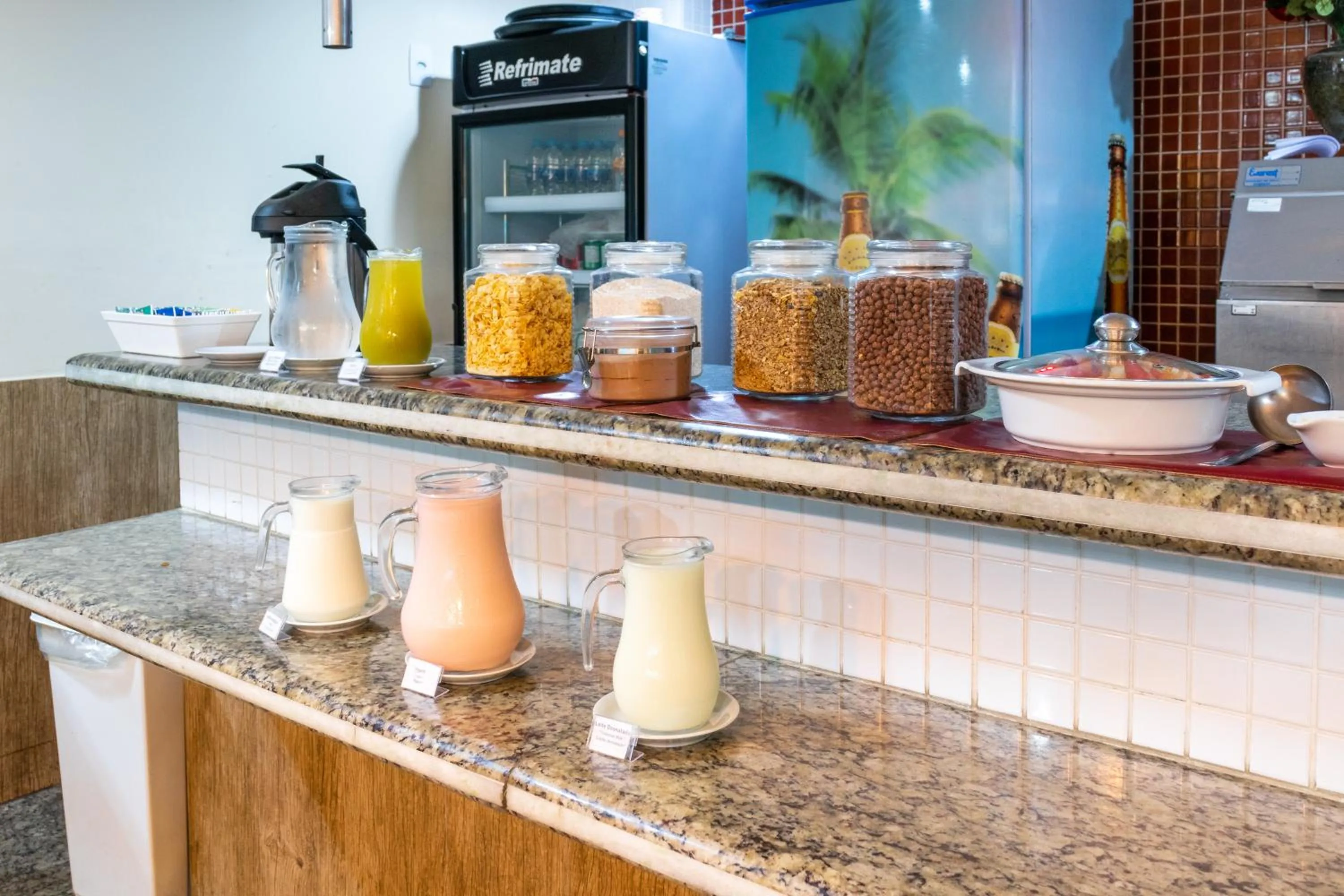 Buffet breakfast in Mediterrane Hotel by Castelo Itaipava