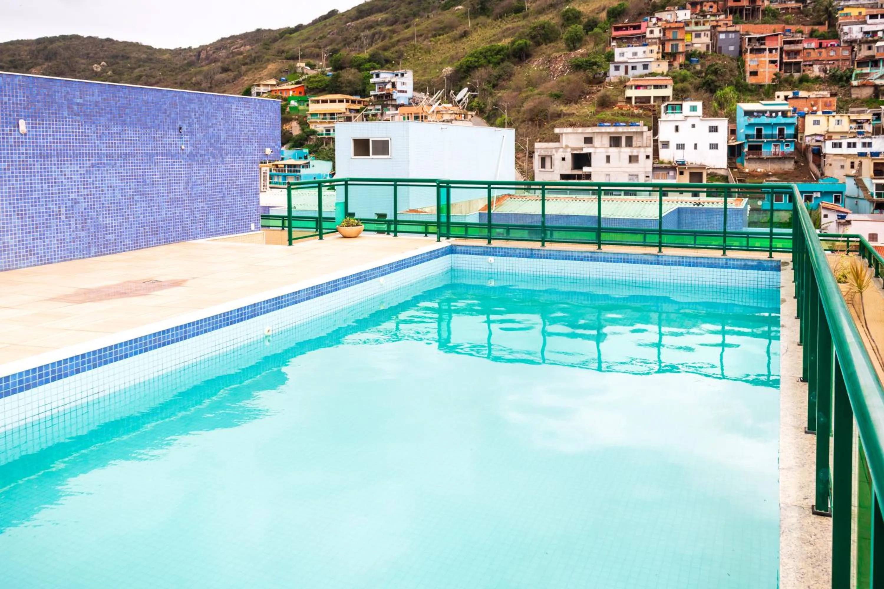 Pool view in Mediterrane Hotel by Castelo Itaipava