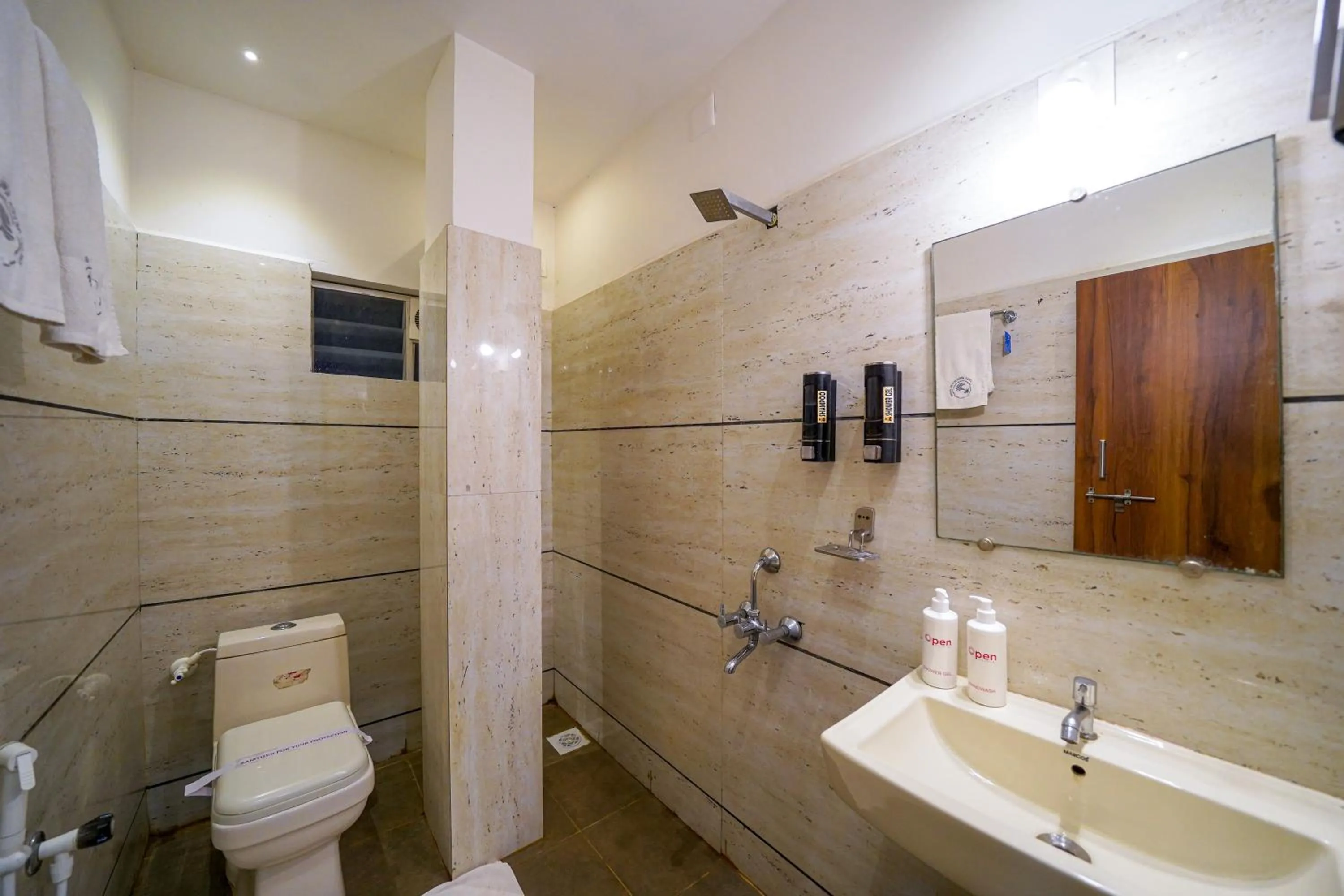 Shower in Open Hotel by Olive - Amani Beach Stay