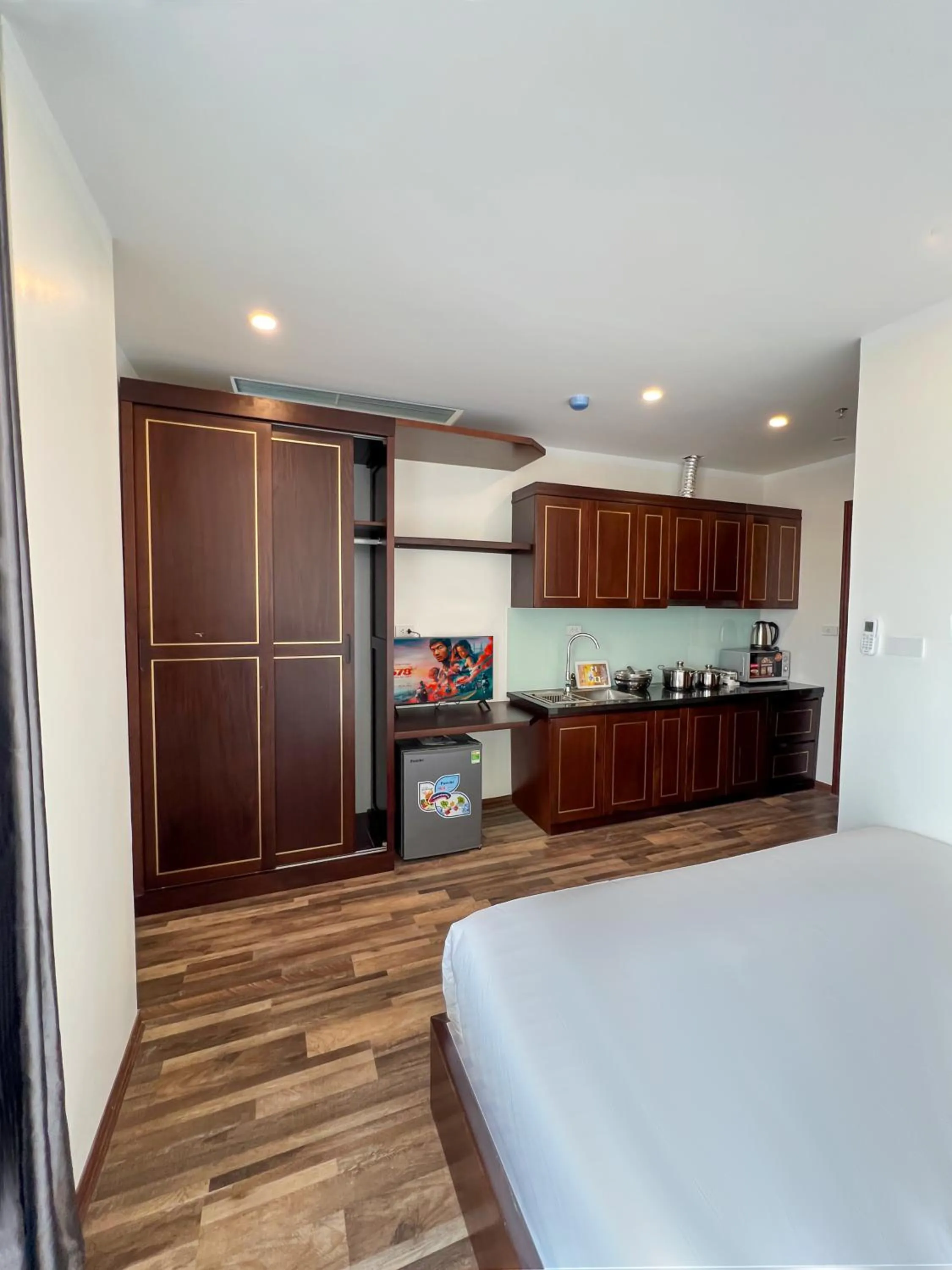 Bed in Hanoi Apartment