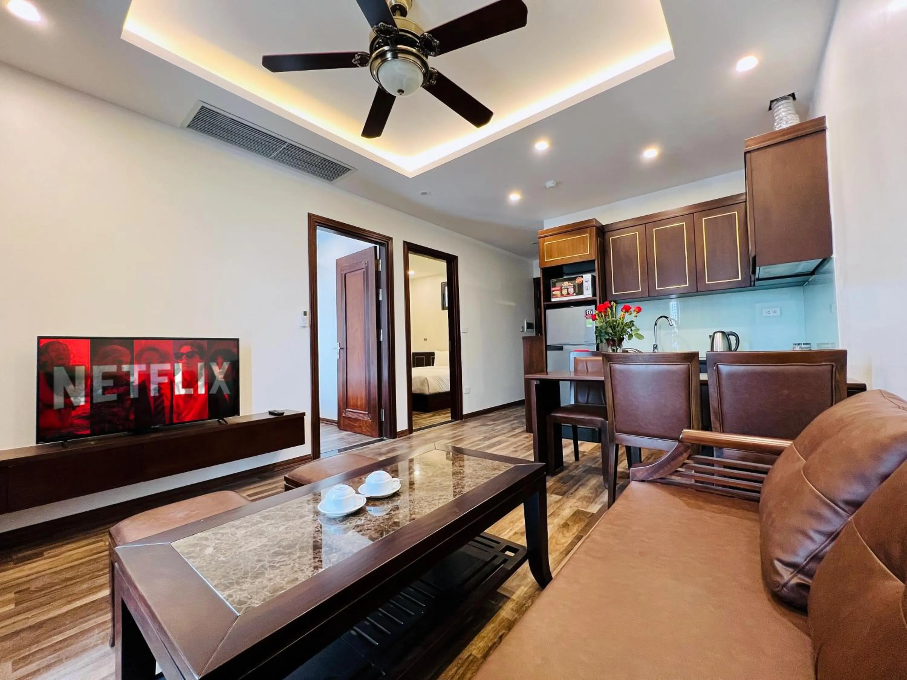 TV and multimedia in Hanoi Apartment