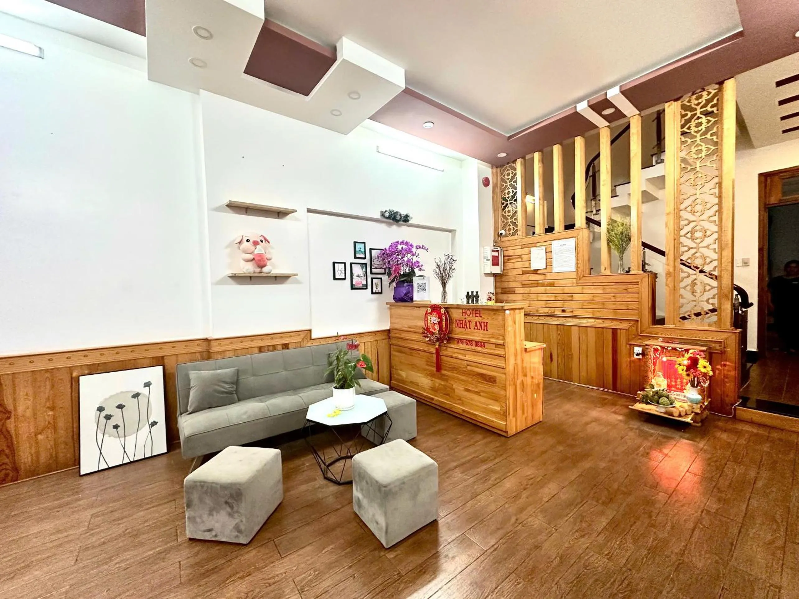 Lobby or reception in Nhật Anh Hotel Đà Lạt