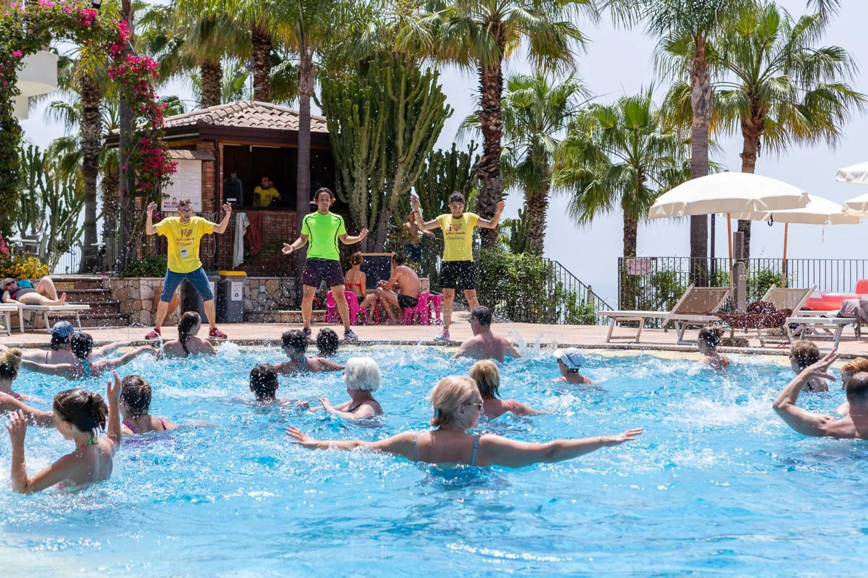Swimming pool in Hotel Olimpo le Terrazze