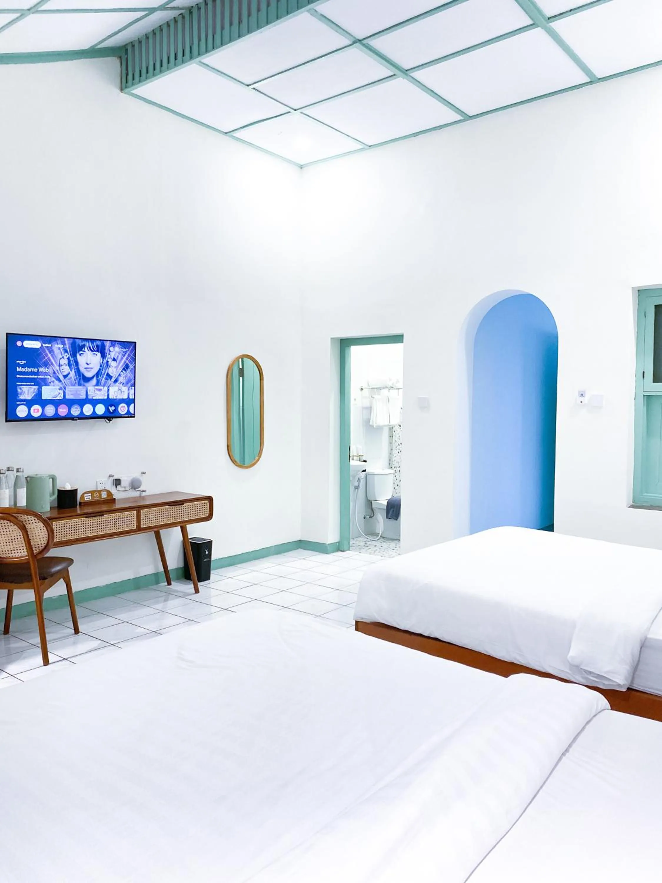 Bed in The Utara Hotel Tugu by Eresha Hospitality