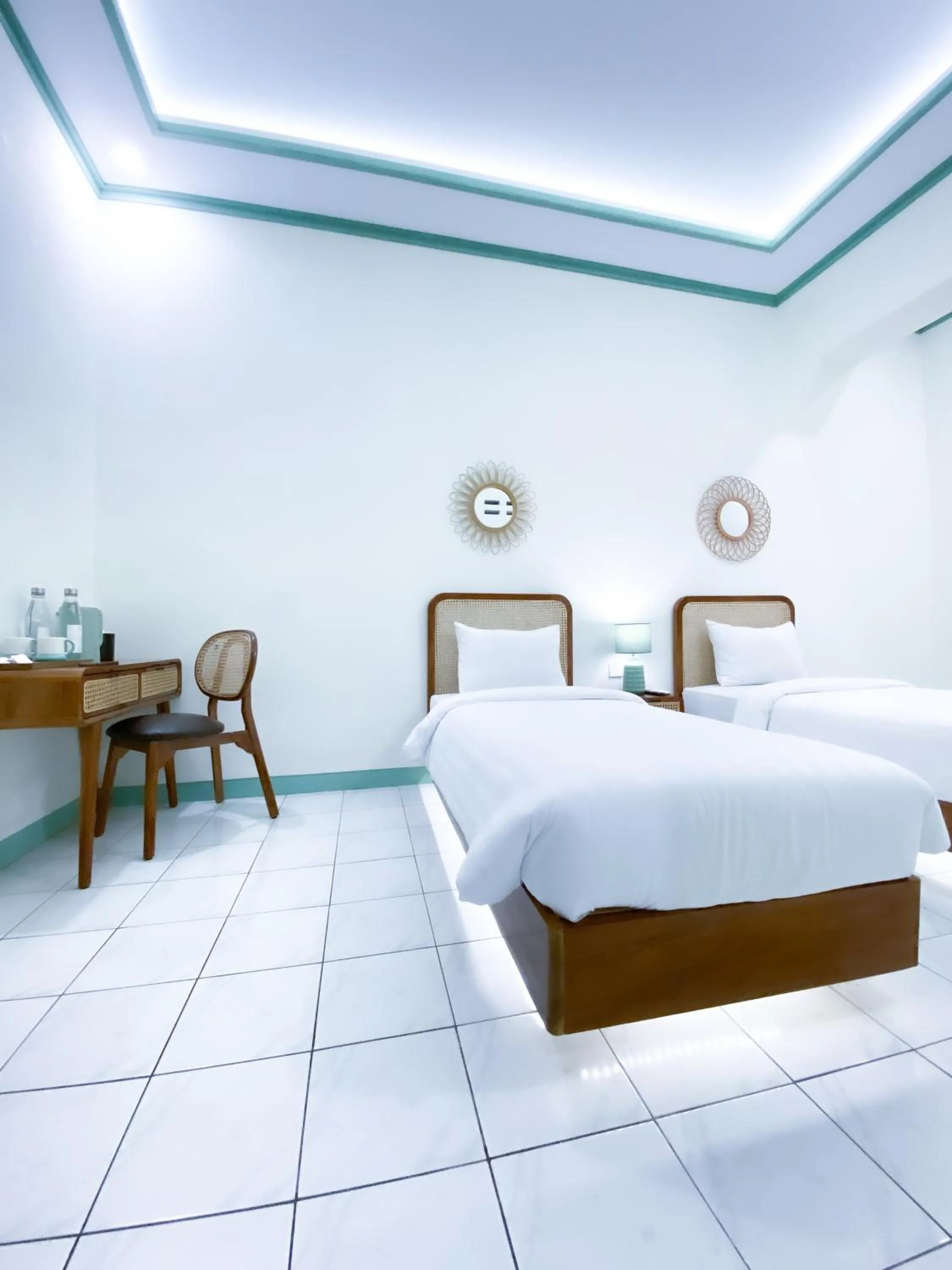 Bed in The Utara Hotel Tugu by Eresha Hospitality