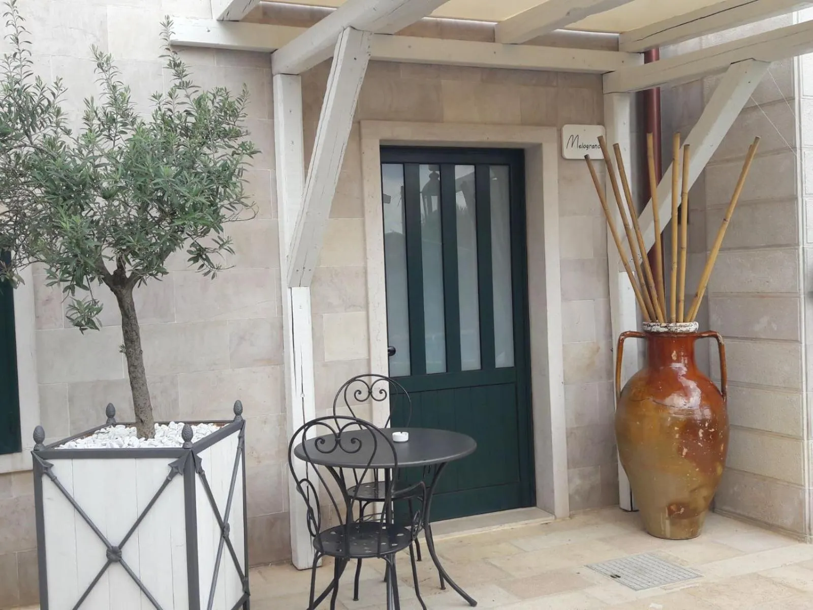 Patio in Villa Caramia