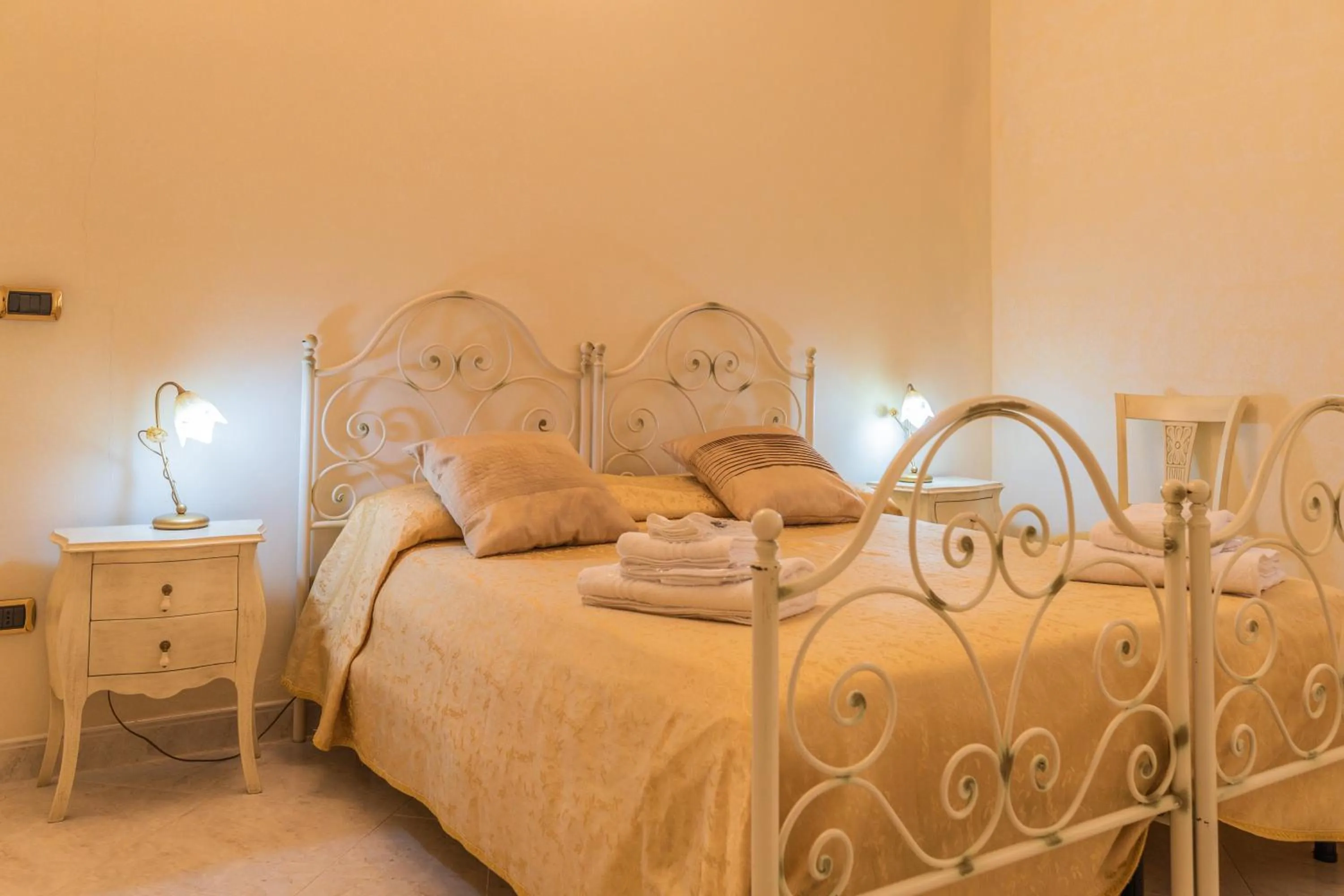 Bed in Villa Caramia