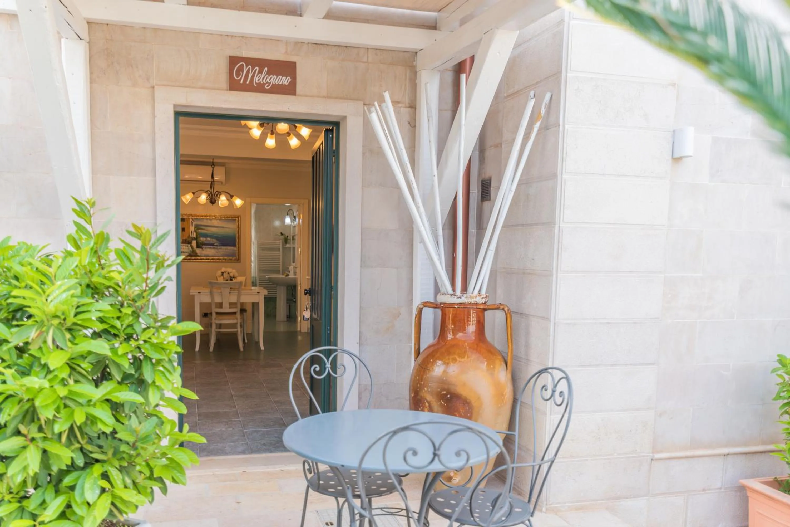 Patio in Villa Caramia