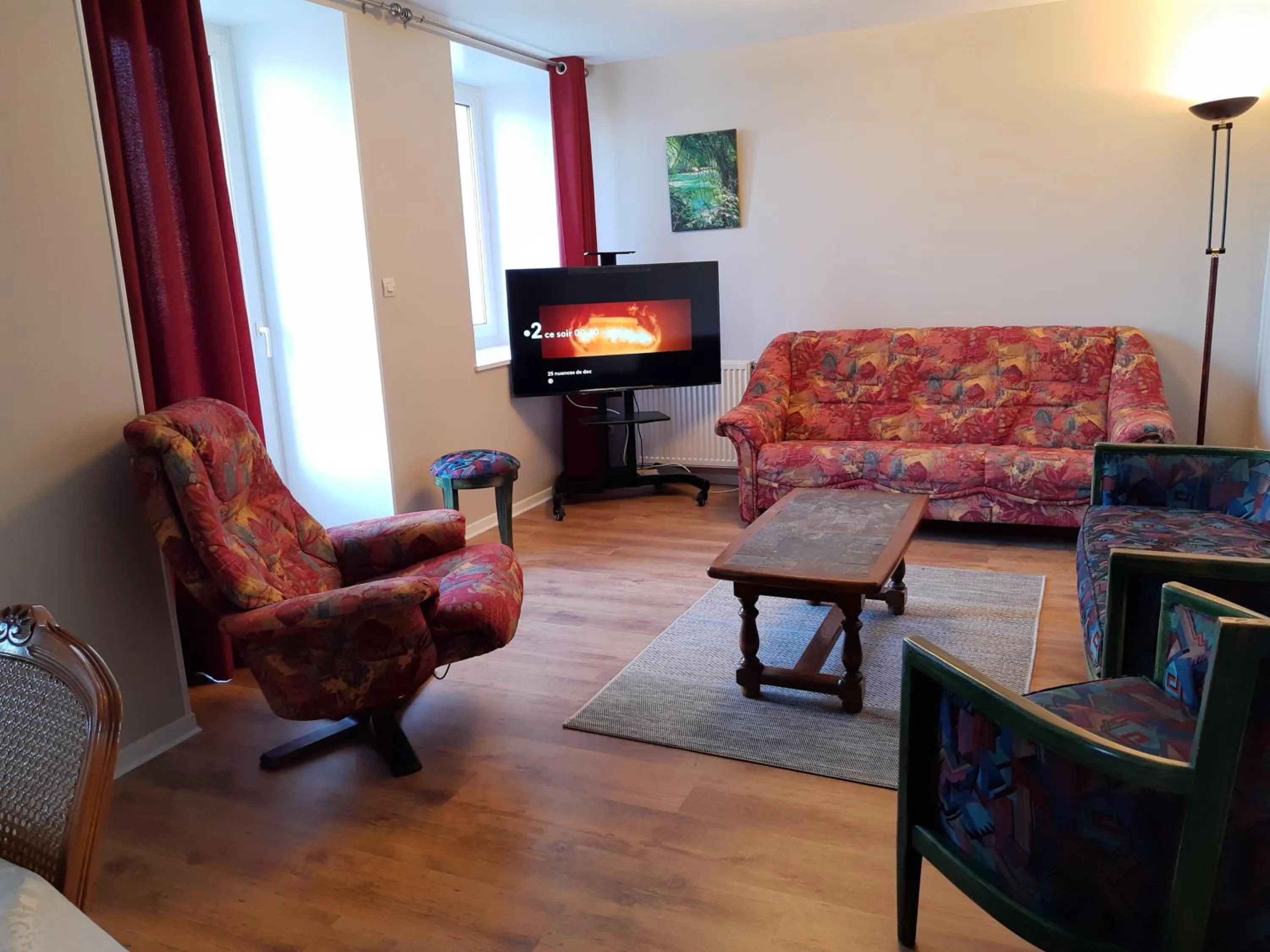 Living room in Moulin de la Fleuristerie