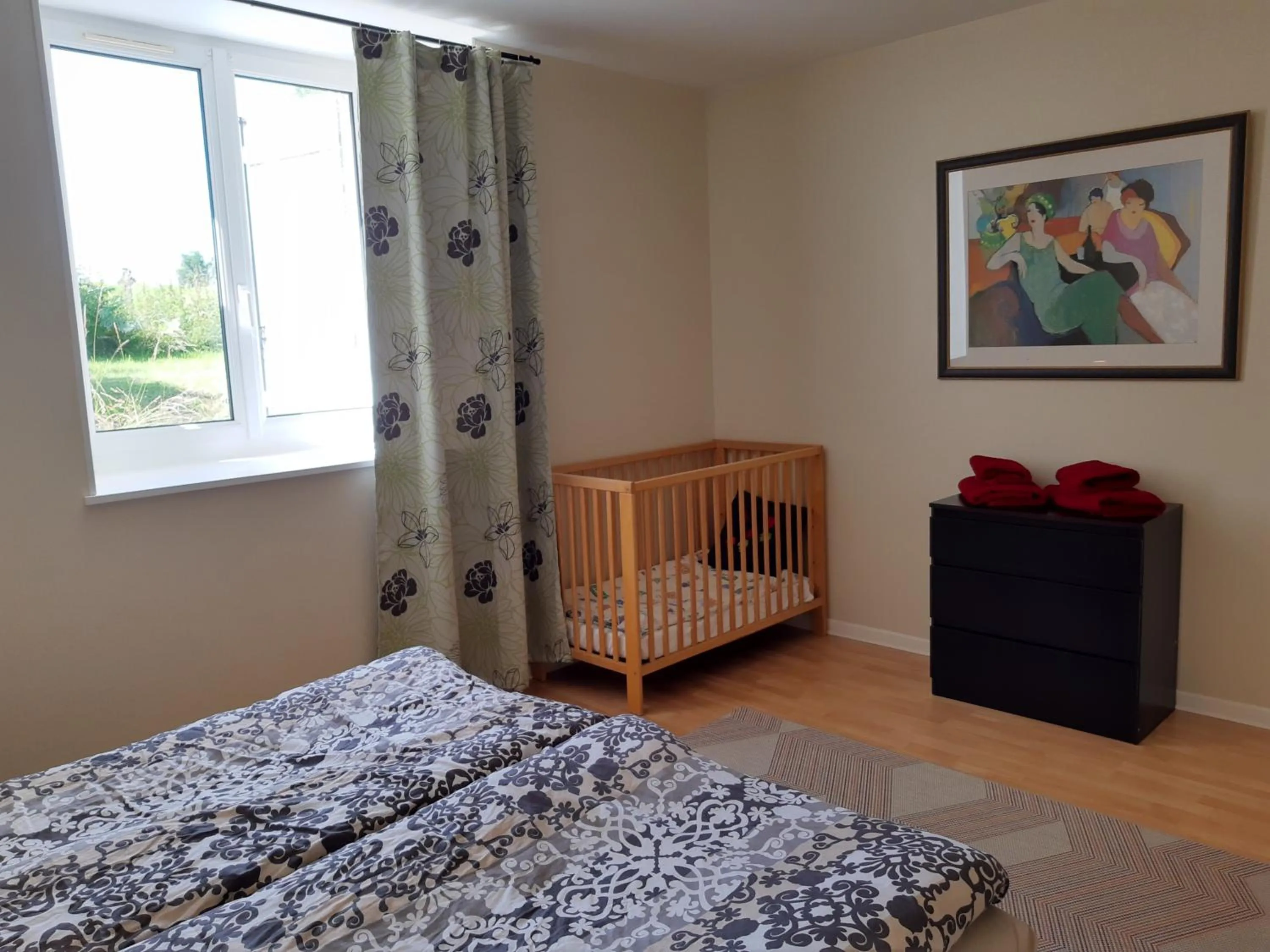 Photo of the whole room, Bed in Moulin de la Fleuristerie