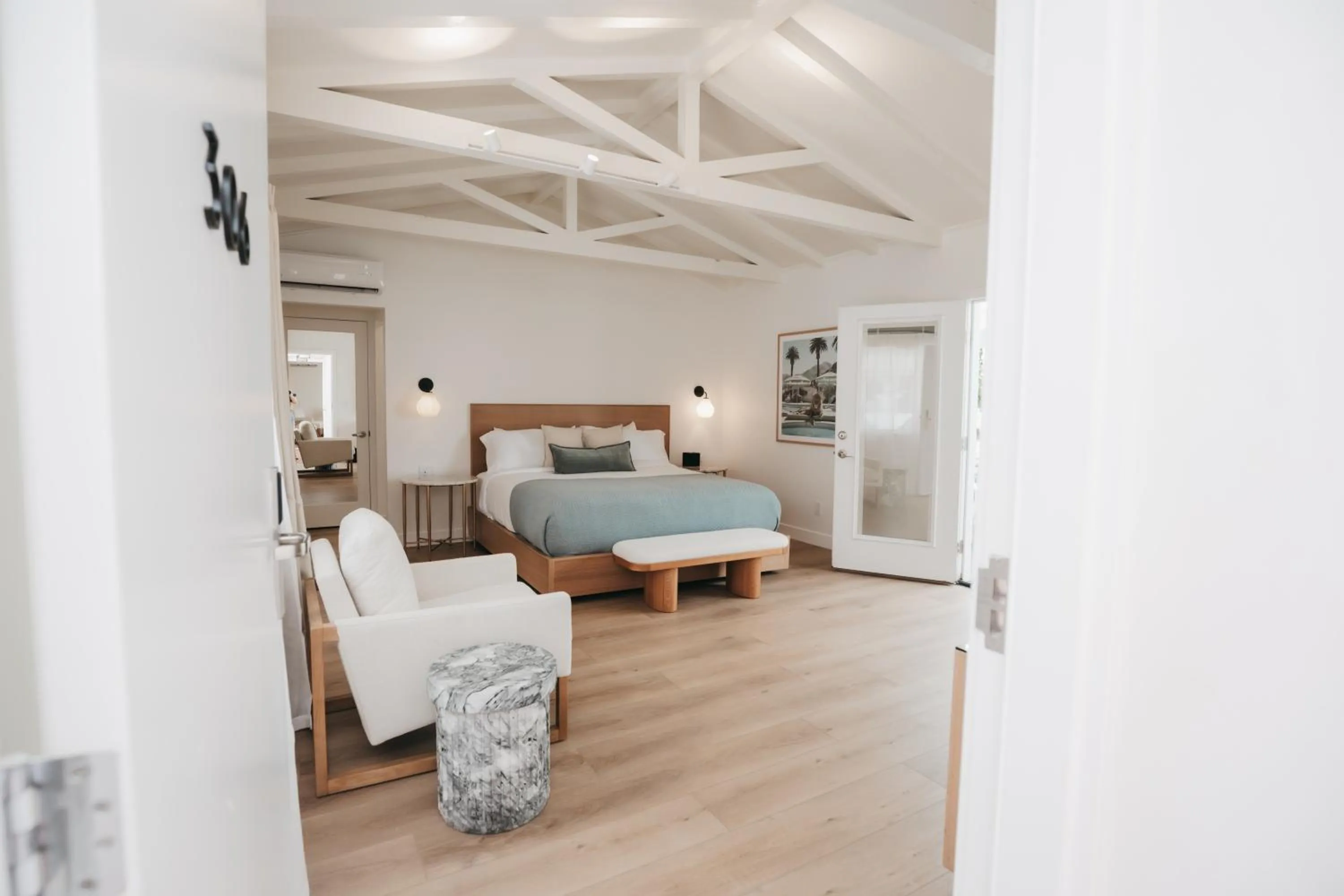 Bed in Casa Palma Hotel & Bungalows