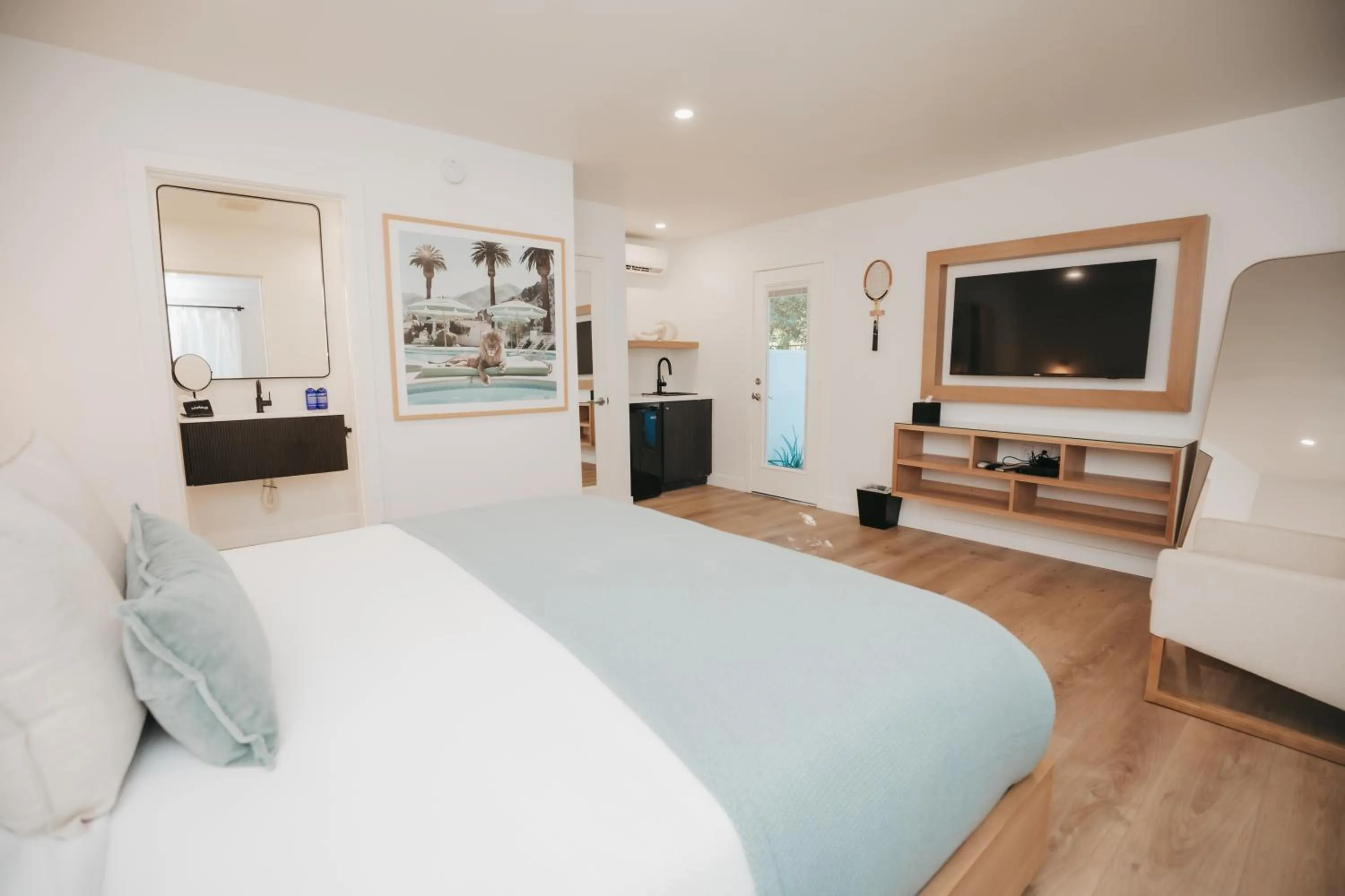 Bed in Casa Palma Hotel & Bungalows