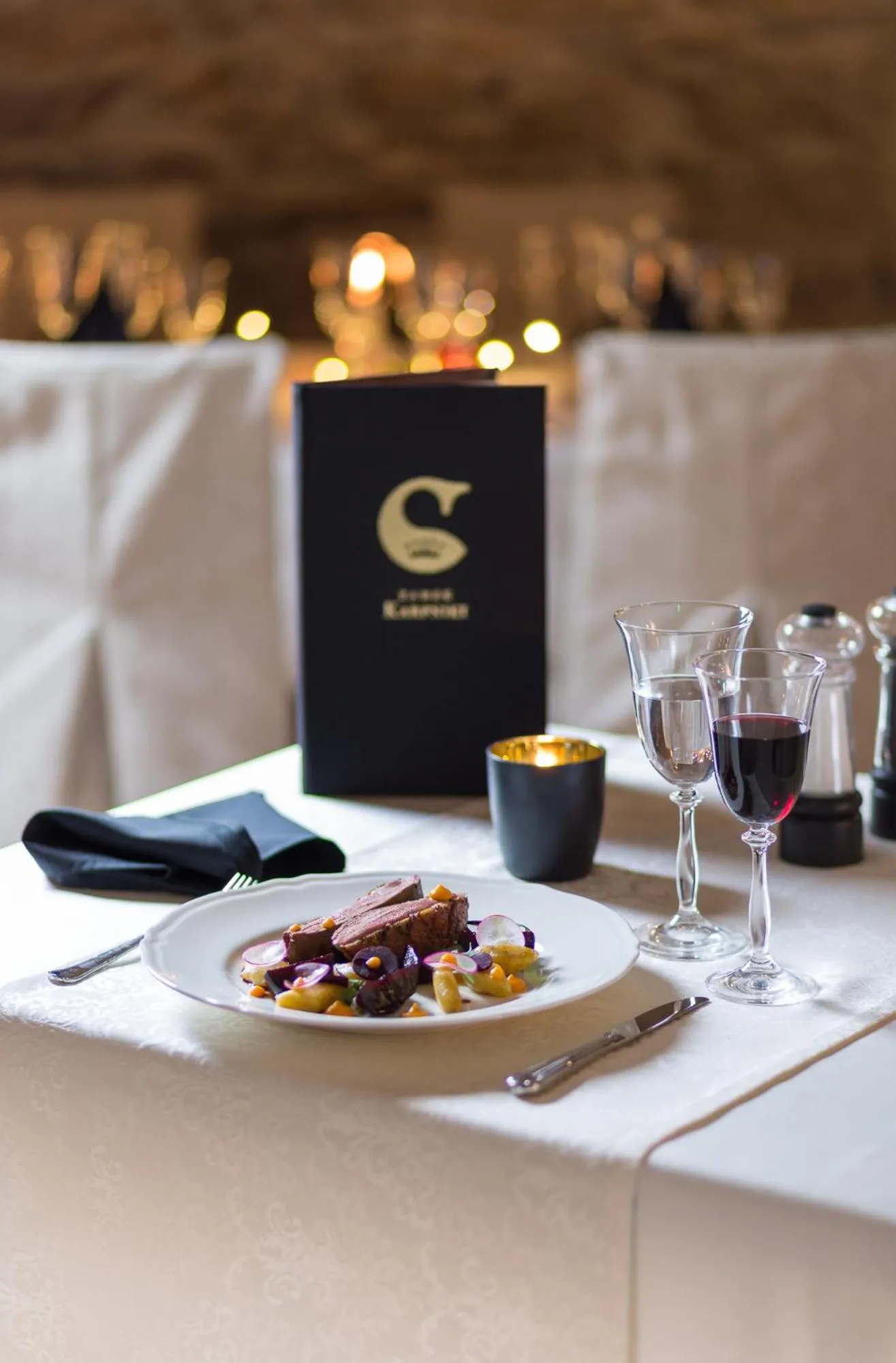 Lunch in Zamek Karpniki Schloss Fischbach