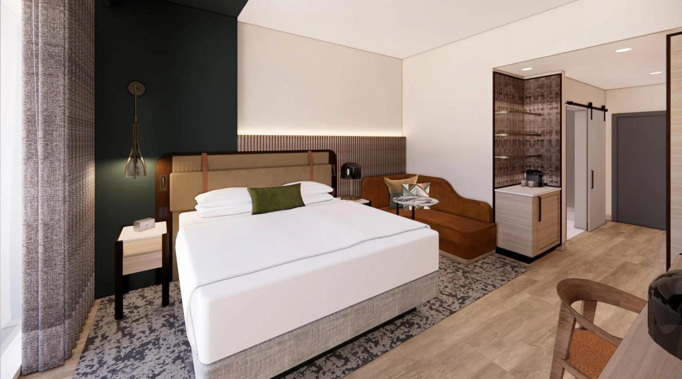 Bedroom, Bed in Hotel Phoenix Atlanta