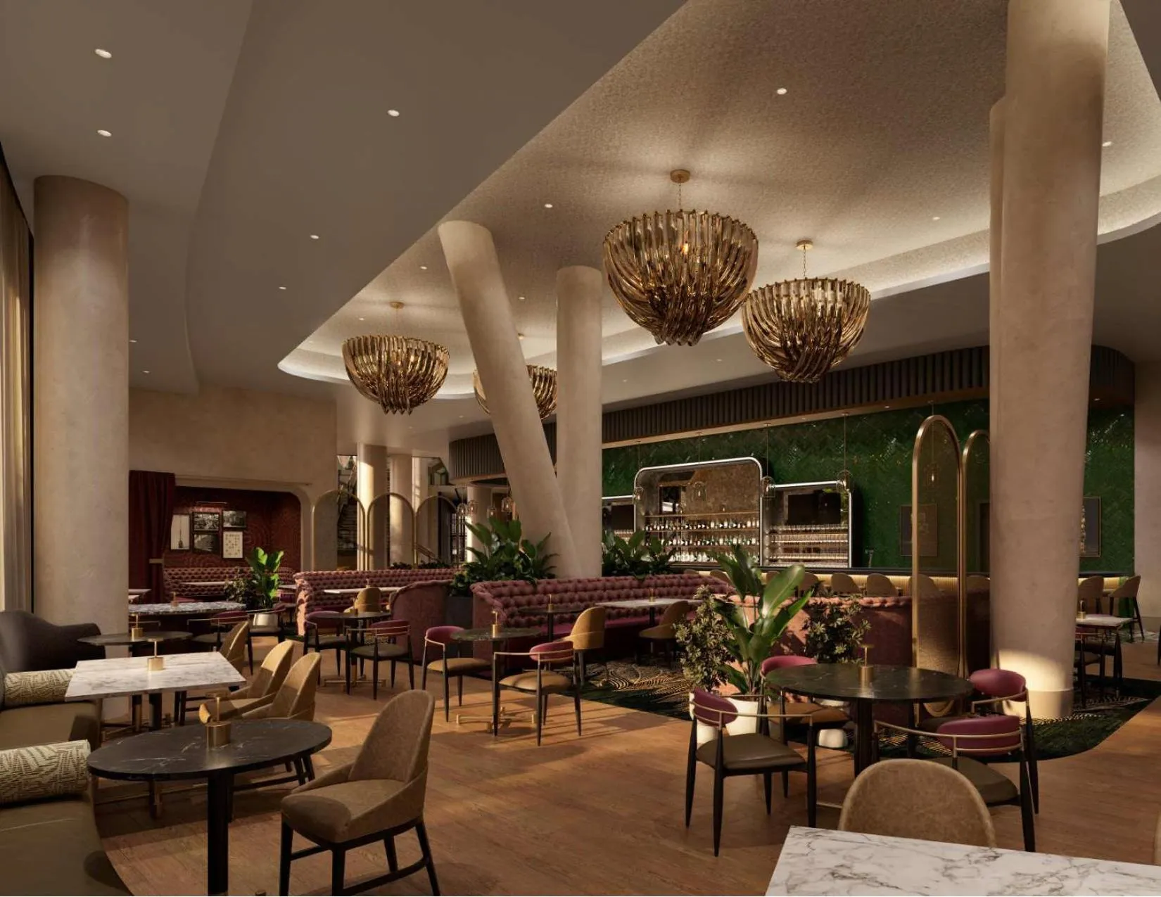 Restaurant/places to eat in Hotel Phoenix Atlanta