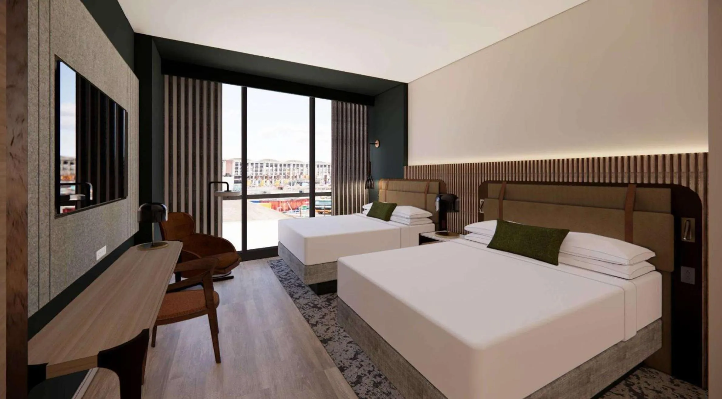 Bedroom, Bed in Hotel Phoenix Atlanta