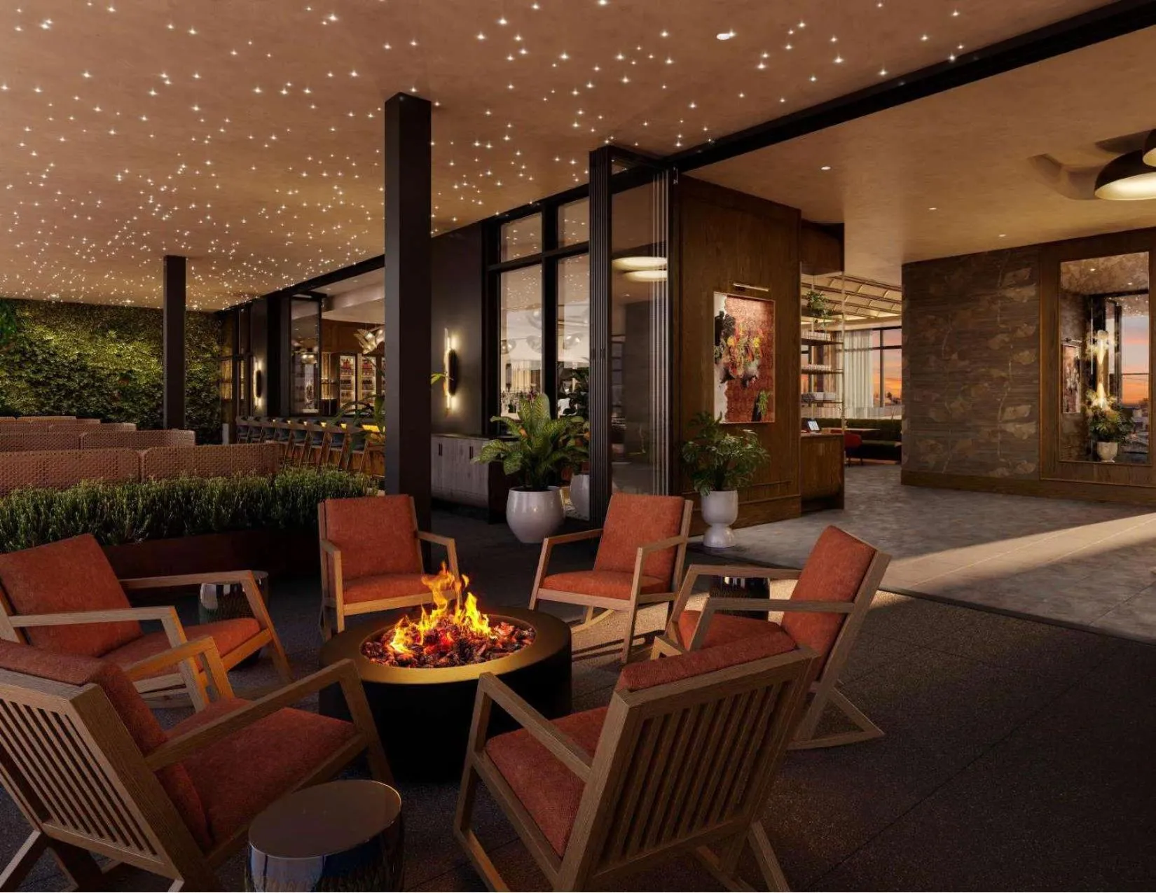 Restaurant/places to eat in Hotel Phoenix Atlanta