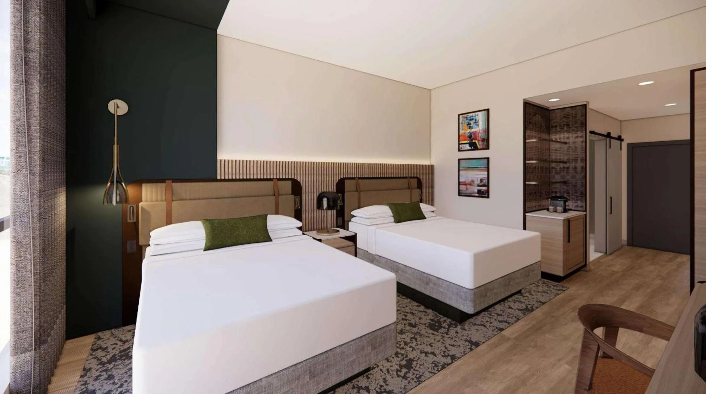 Bedroom, Bed in Hotel Phoenix Atlanta